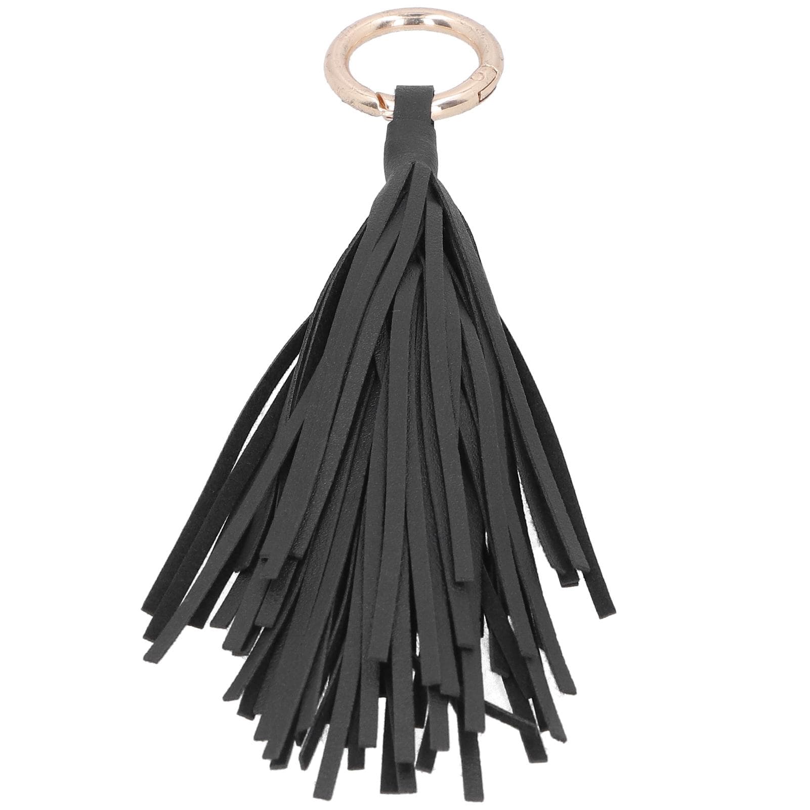 Tassel Keychain Stylish Creativity Keyring Holder DIY HandMade Craft Decorations(Black )