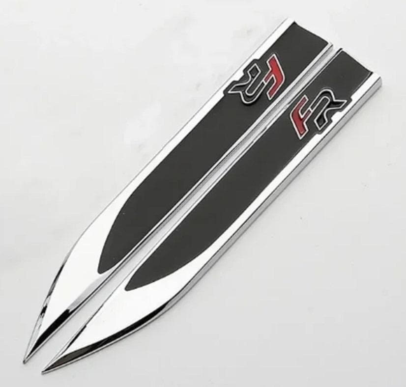 2 Pcs Stickers Seats Car Styling Accessories Car Panels Side Labels Blade Decorative Stickers Personalized Car Stickers 1