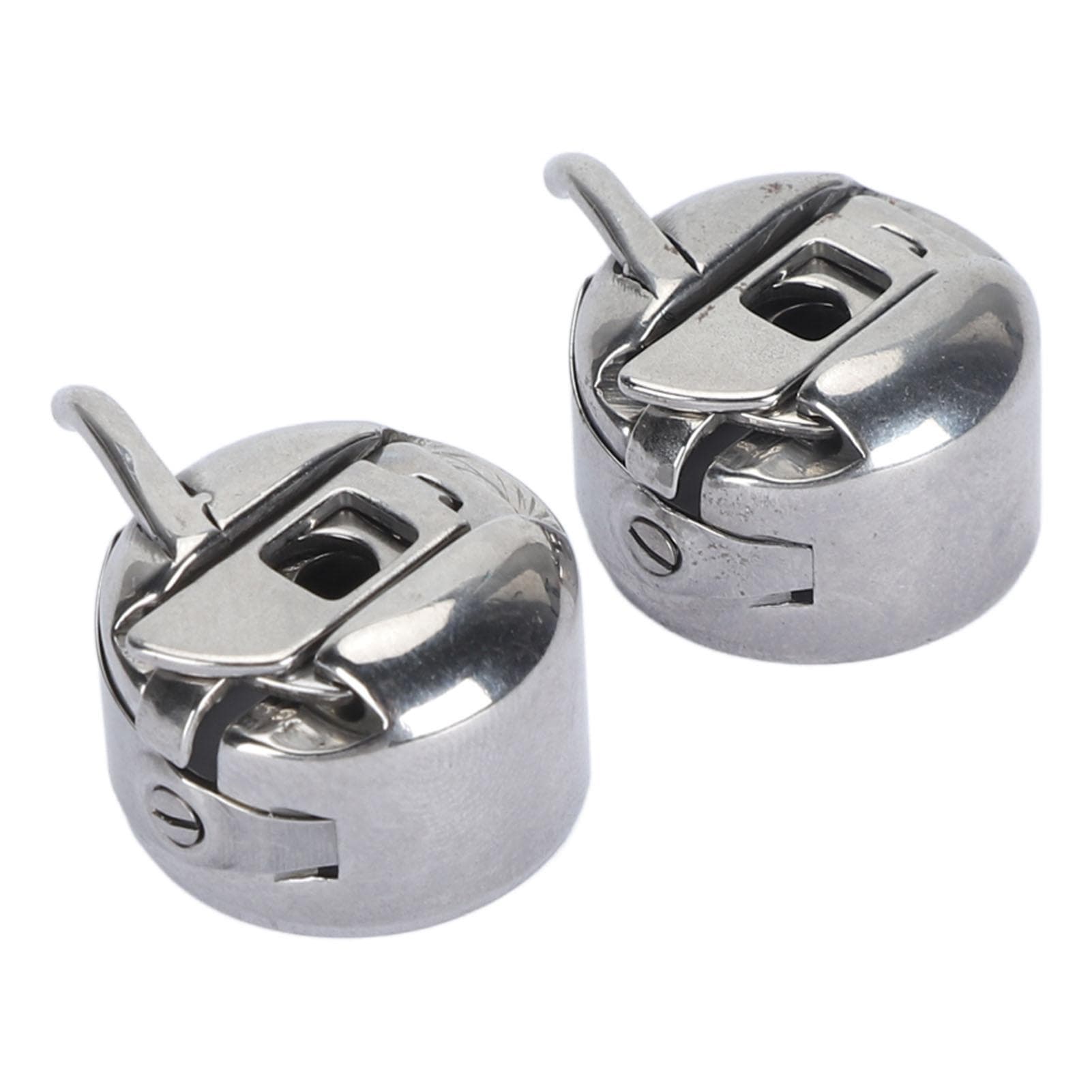 Sewing Machine Bobbin Case Stainless Steel Replacement Shuttle Shell for Home Sewing Machine 2pcs