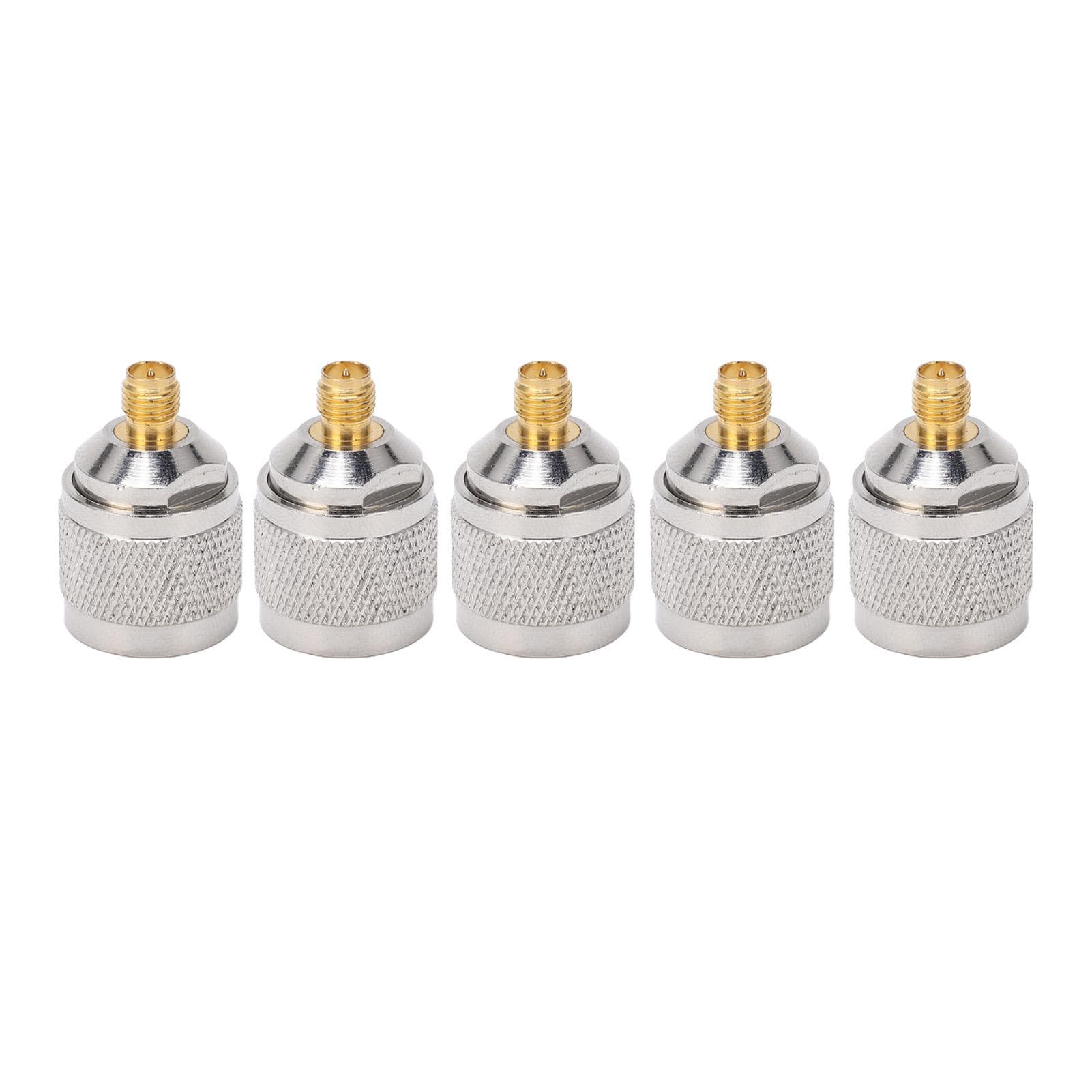 5Pcs RF Coaxial Cable Adapter N Male to SMA Coax Line Connector Accessory Set Kit