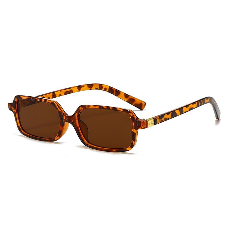 Rectangle Sunglasses Women Driving Anti UV Concave Shape Long Frame Fashion Sunglasses for Ladies