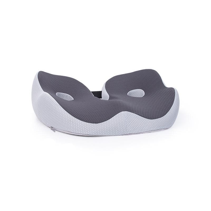 Memory Foam Bone Pain Relief Seat Cushion for Butt Lower Back Hamstrings Hips Ischial Tuberosity Reduce Fatigue for Chair 48x39x14cm grey