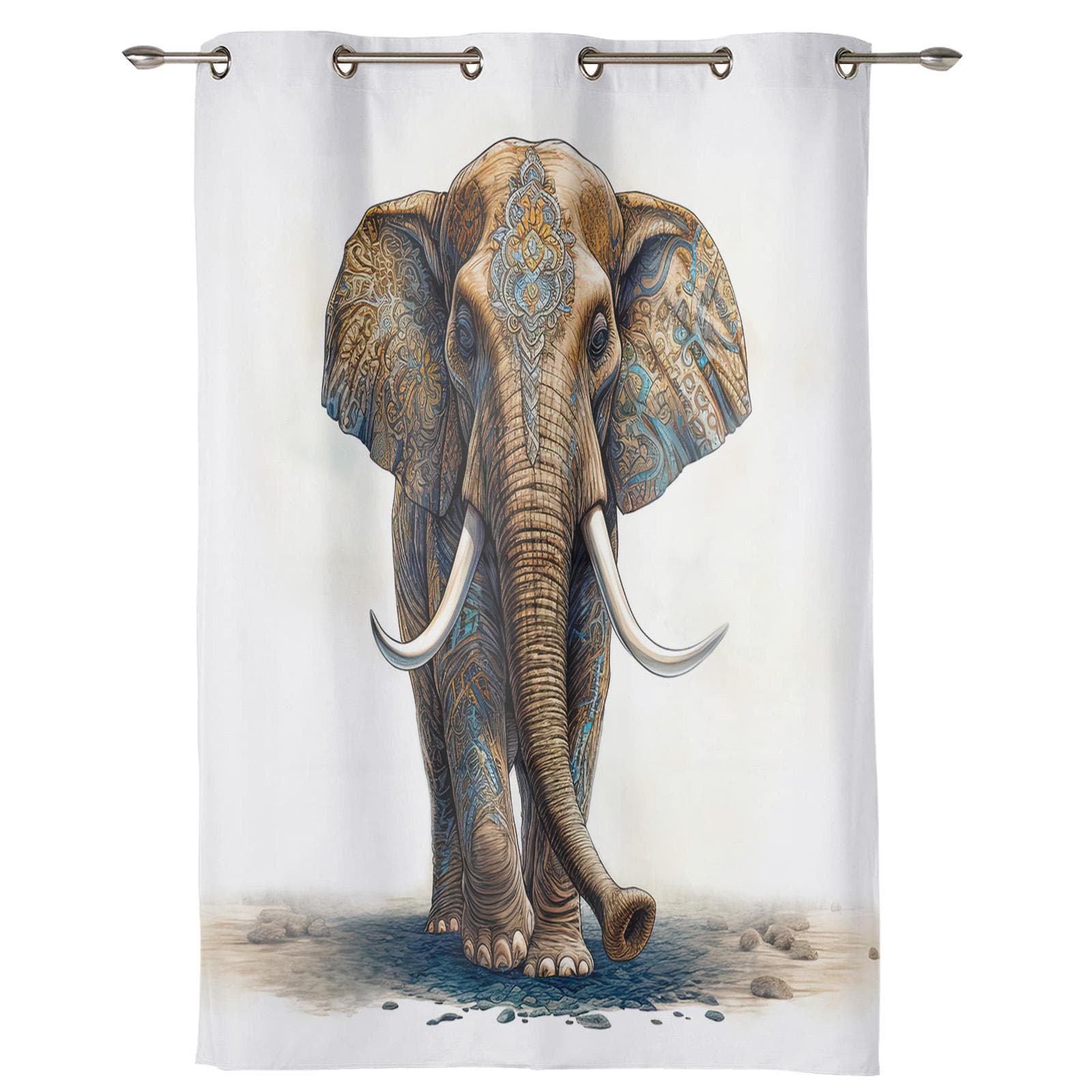 Rooster Window Curtains For Living Room Luxury Bedroom Decor Drapes Kitchen Window Treatments Curtains 135W x 60H(cm) x1