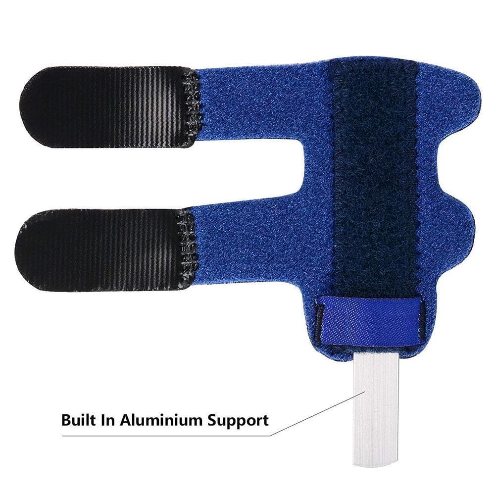Finger Splint Trigger Finger Mallet Finger Splints Adjust Finger Support Brace with Aluminium Support blue