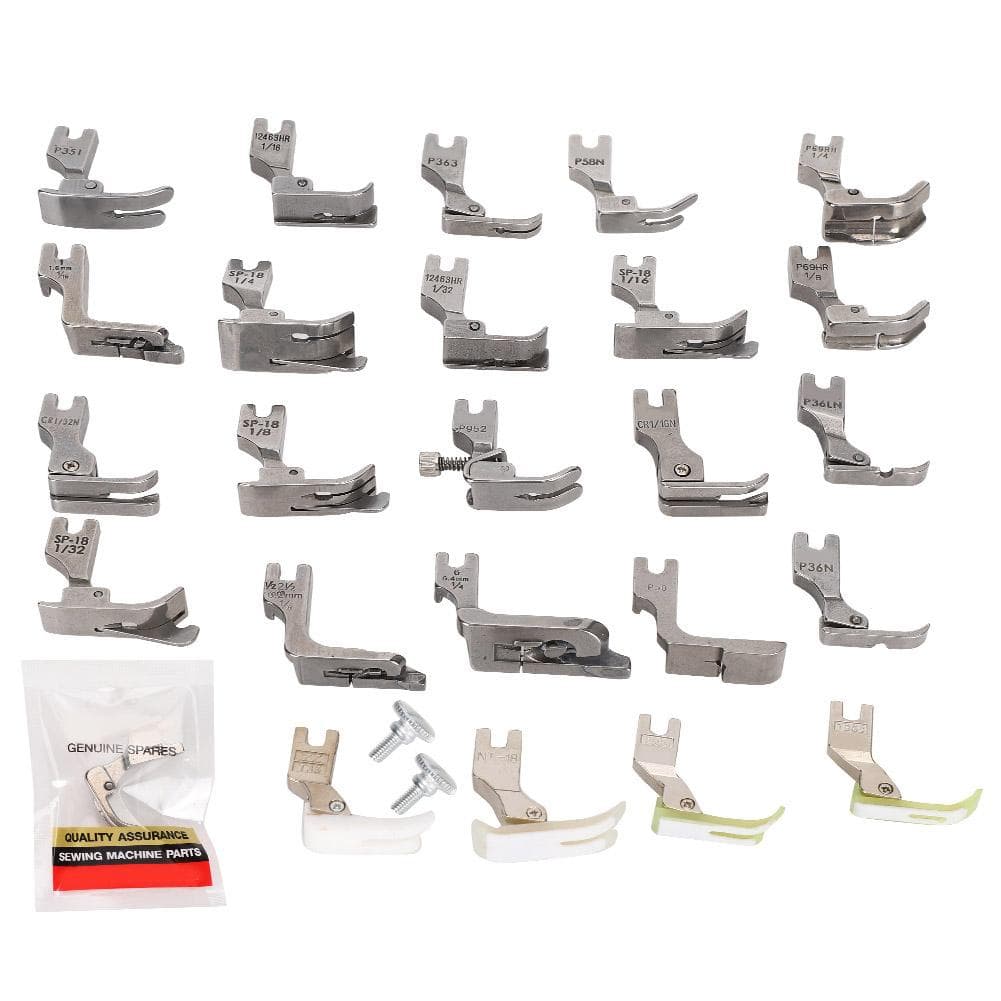 25Pcs Sewing Machine Presser Foot Set Industrial Various Specifications Accessories