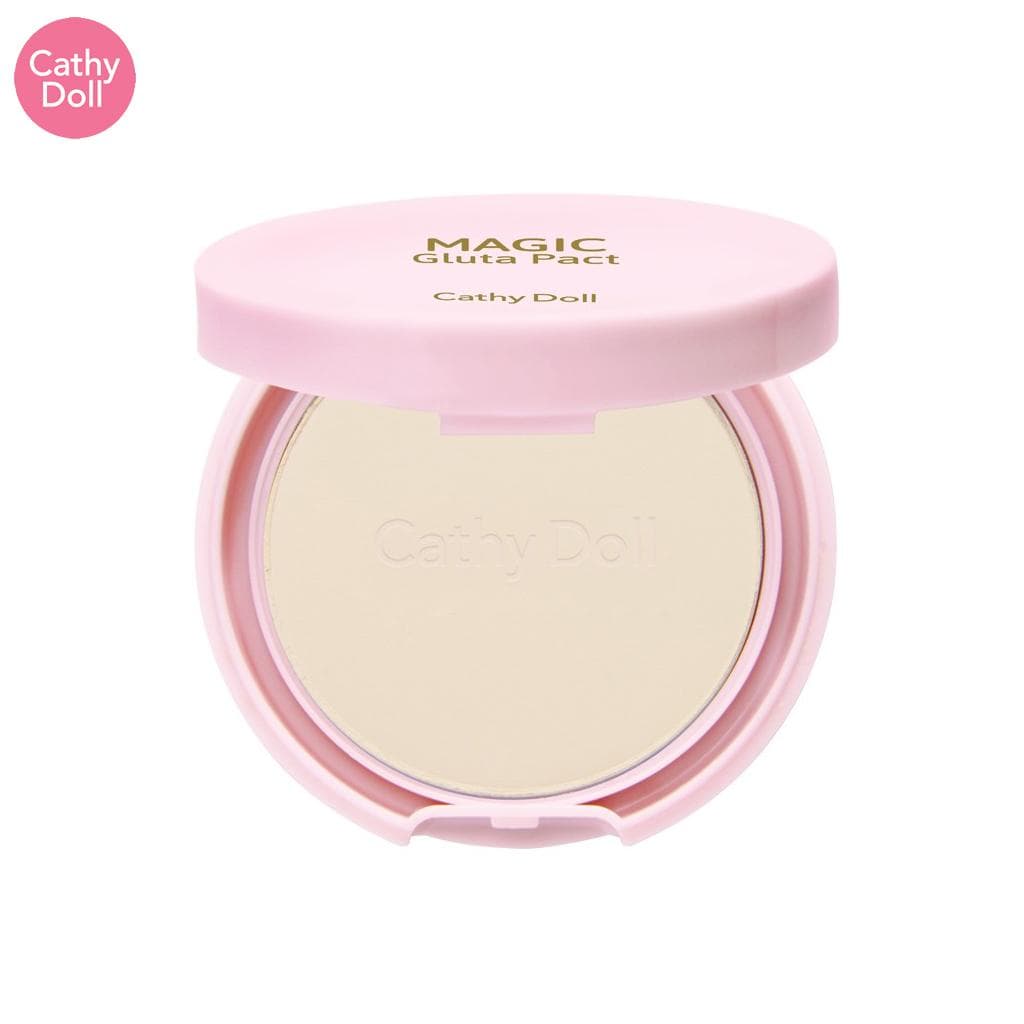 Cathy Doll Magic Gluta Pact SPF50 PA+++ 4.5 g #21 Light Beige - Thai Cosmetic 21 Light Beige