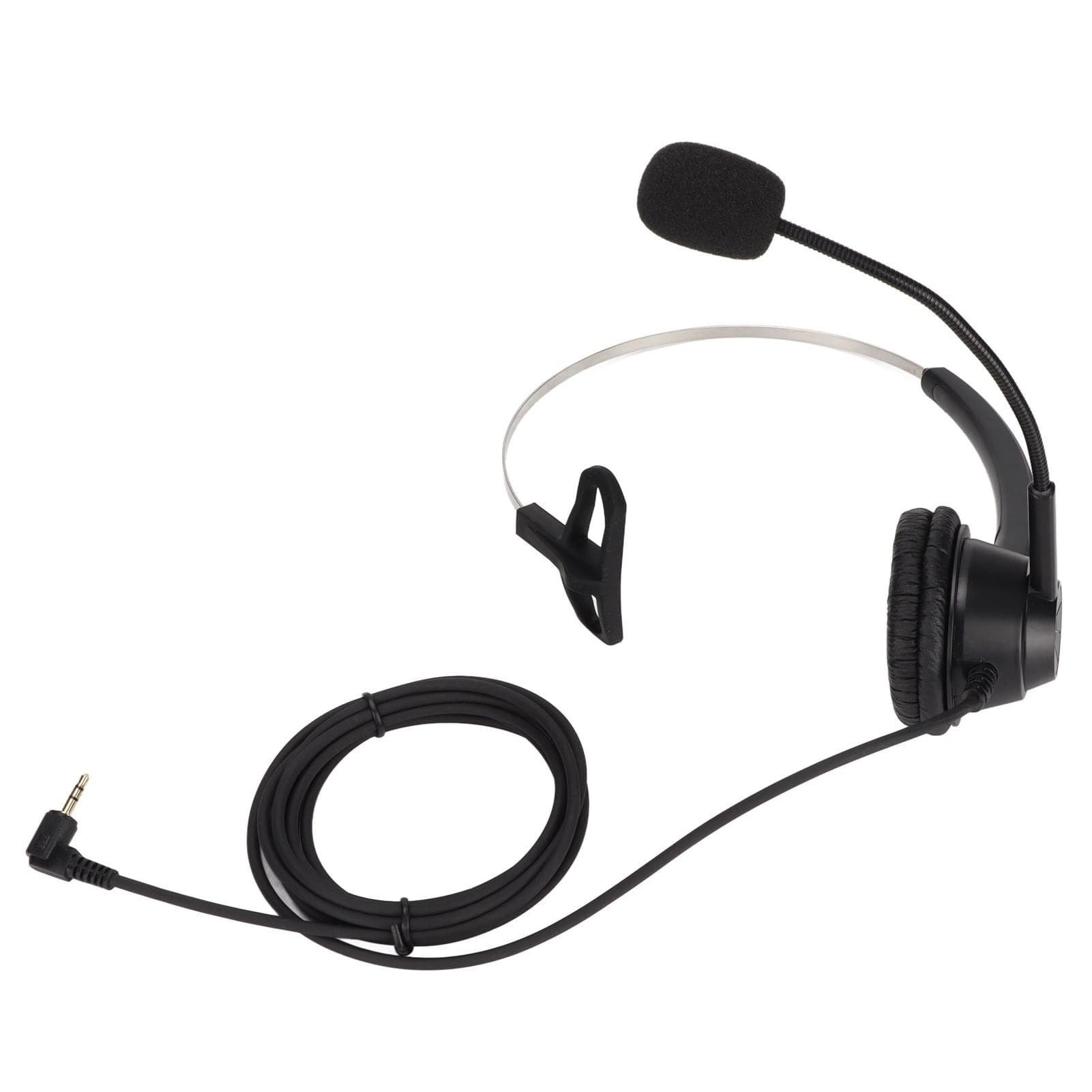 H360‑2.5 Business Headset 2.5mm Computer Headphones with HD Mic for Call Center Customer Service