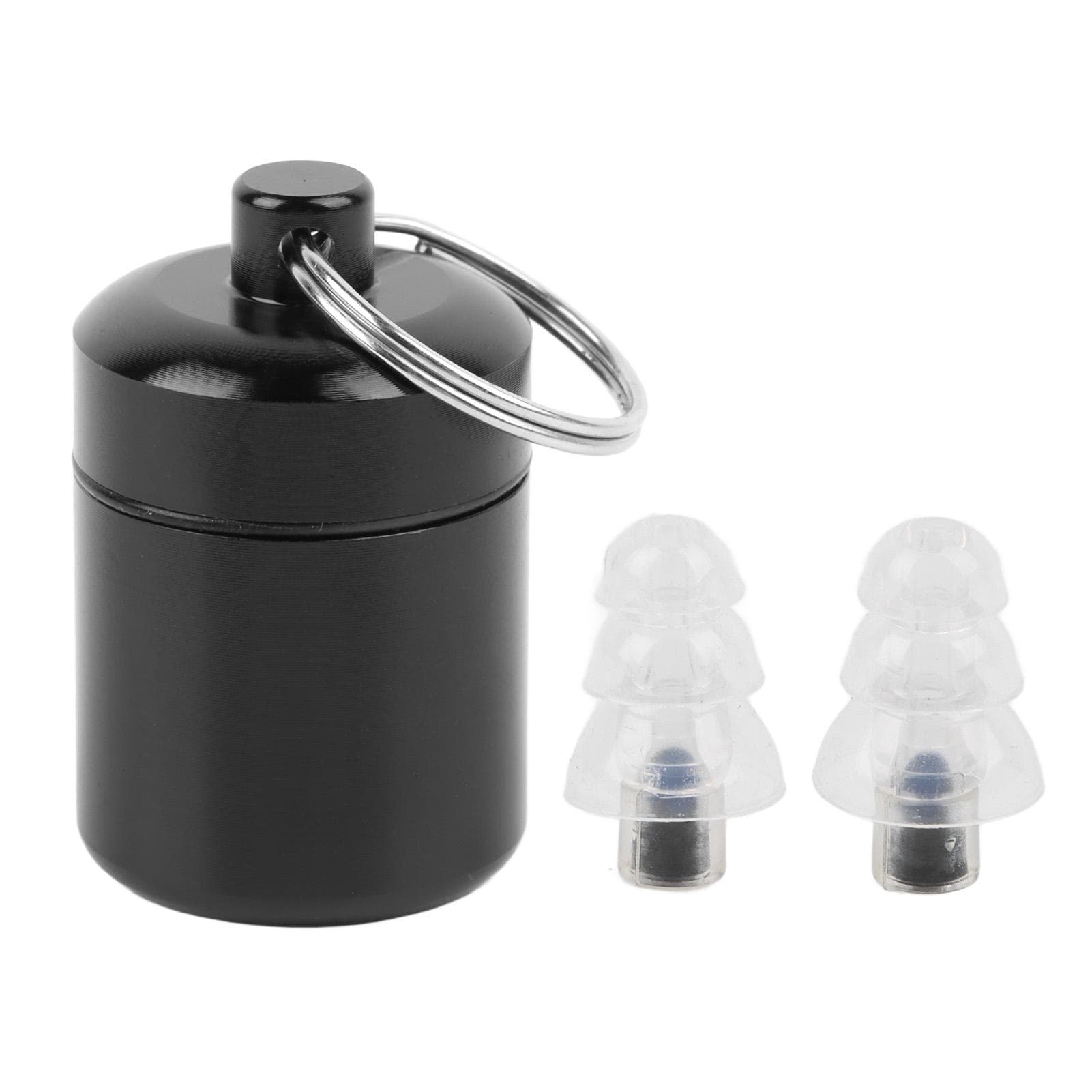 Music Earplugs Liquid Silicone Hearing Protection Individual Concert Earplugs with Metal Can