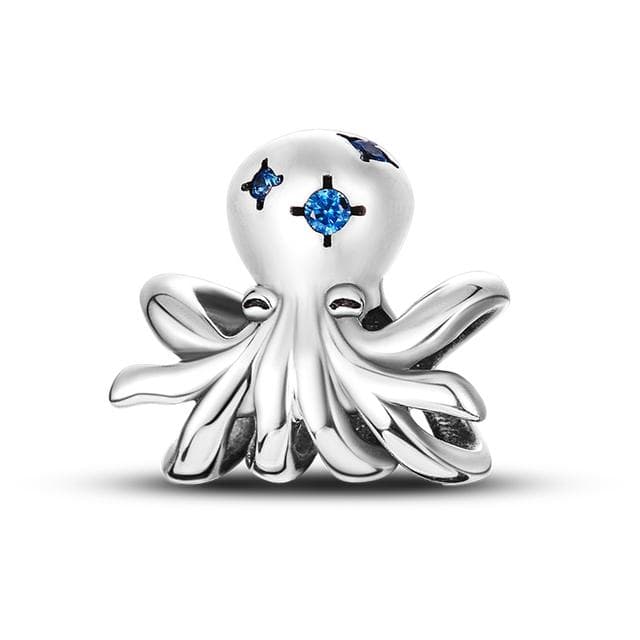 Charms 925 Origina Silver Evil Eye Owl Blue Charms For Fashion Bracelet DIY Jewelry Making