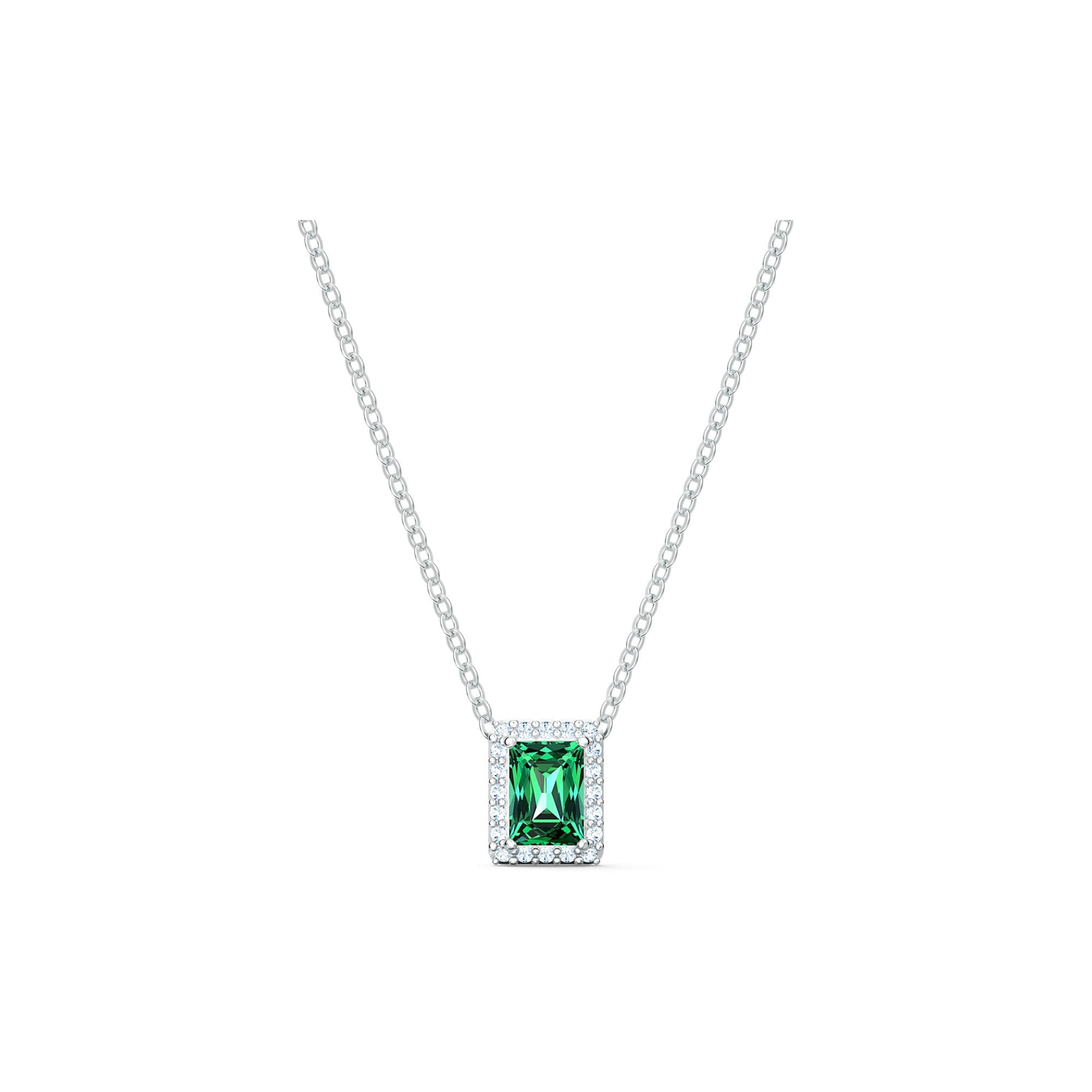 Swarovski Angelic Collection Pure Necklace Women necklace Green 5559380 Box (Random Color)
