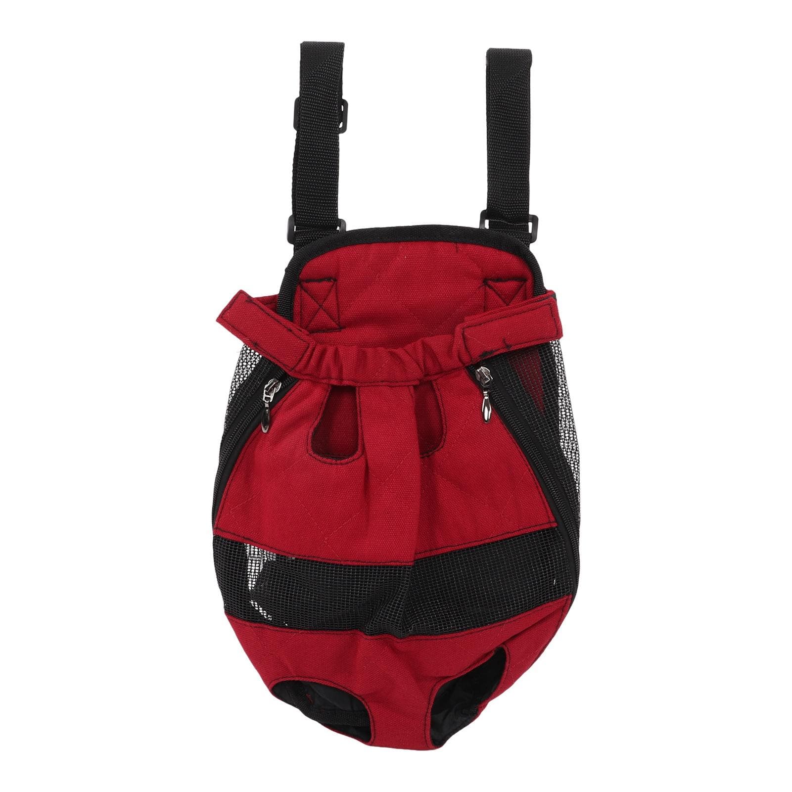 Pet Chest Backpack Breathable Adjustable Portable Dog Front Carrier Backpacks for Travel Hiking S(for 2-4kg)