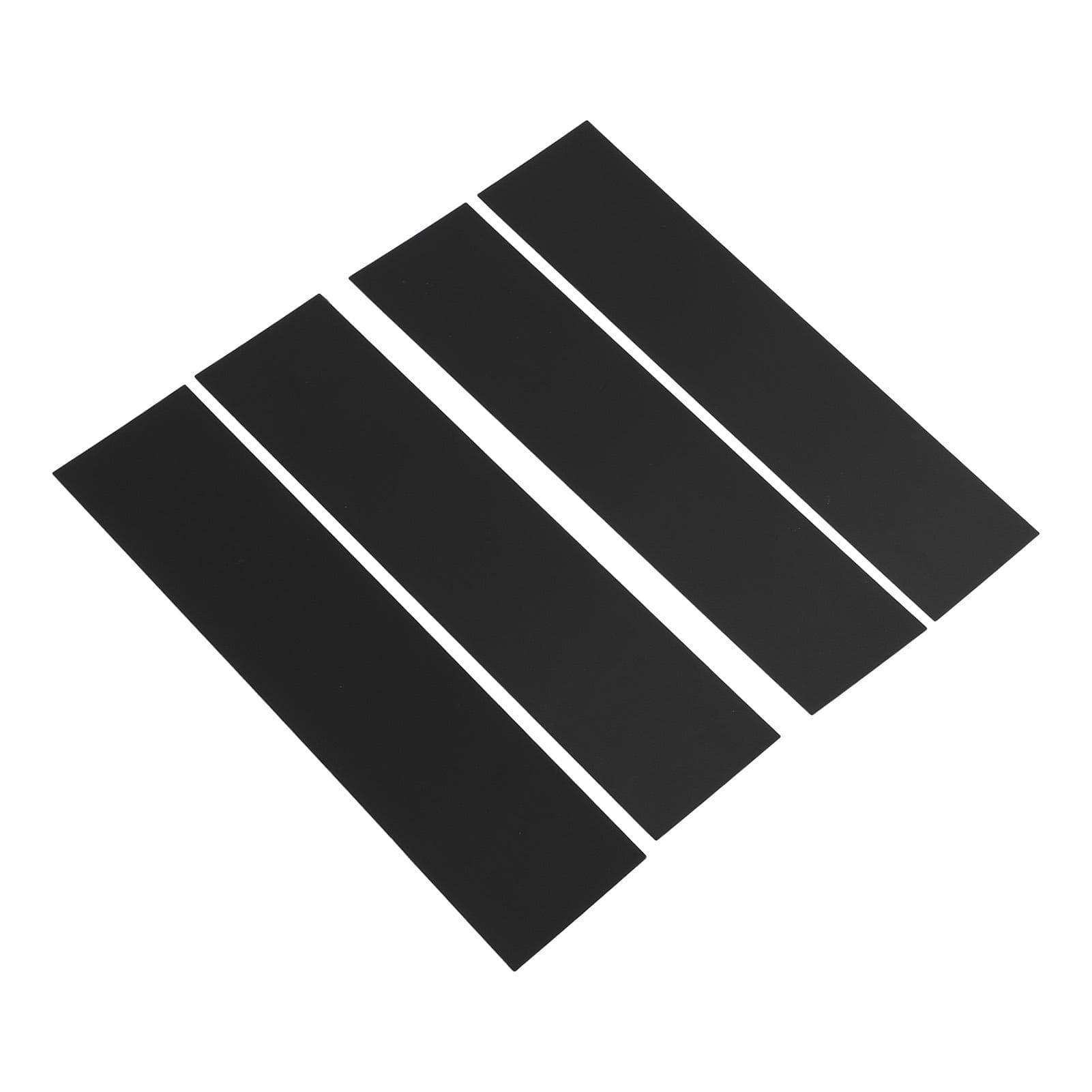 4PCS Black Pillar Posts High Gloss Door Window Pillar Posts Trim Cover Car Exterior Decoration for
