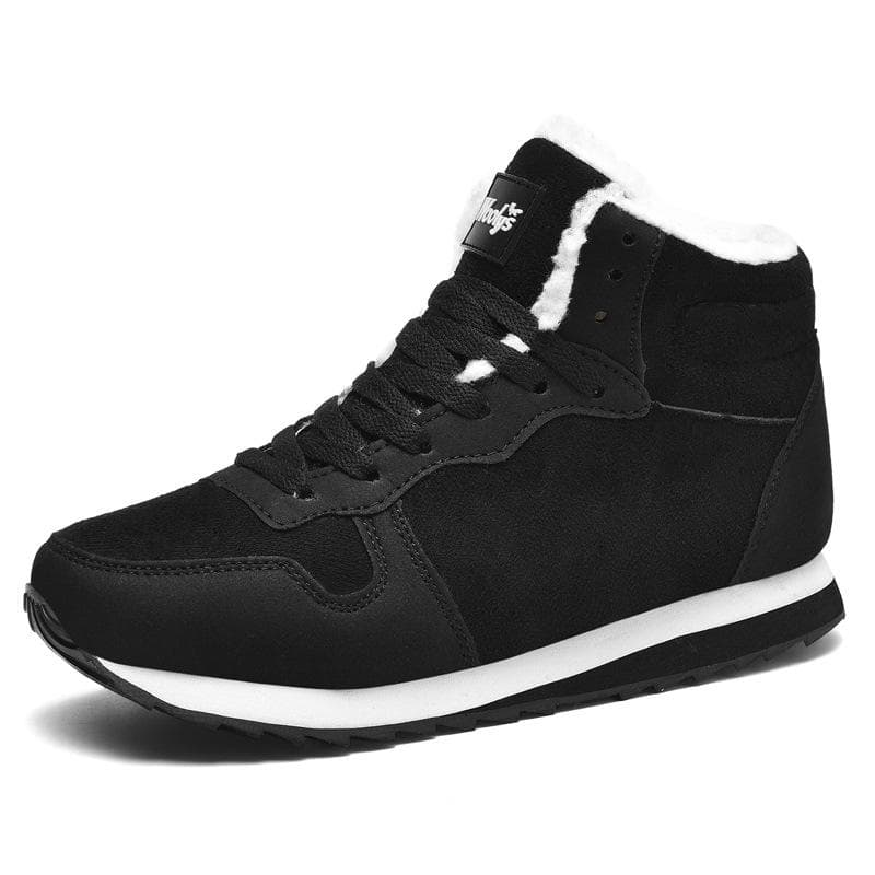Snow Boots Men Casual Men's Boots Male Winter Shoes for Men Outdoor Men Shoe Hiking Shoes Man Military Men's Work Shoes Footwear 47 black