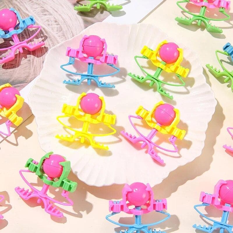 20pcs/bag Fingertip Push Shoot Balls Toys Kids Birthday Party Favor School Reward Boy Girl Guest Gifts Goodie Bag Filler 20pcs