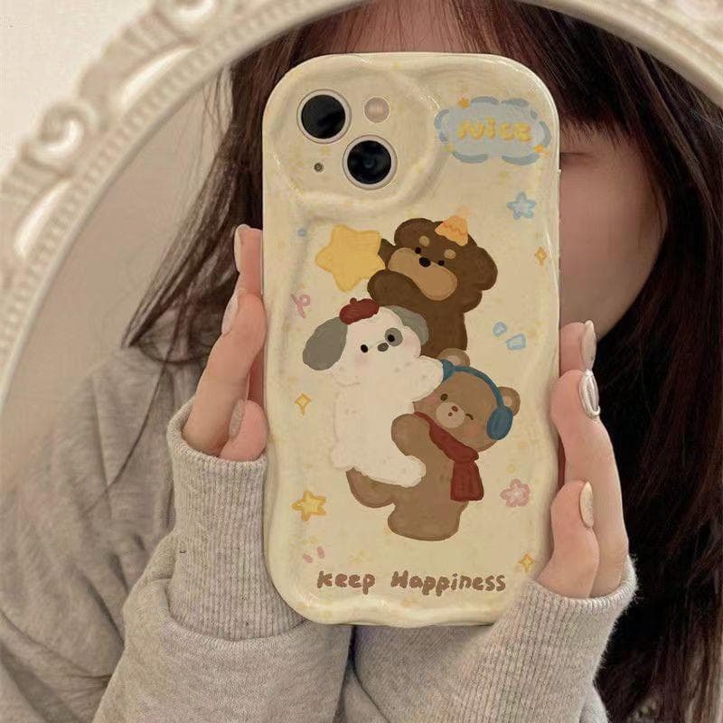 Snow Mountain Tulips Suitable for IPhone 16pro Mobile Phone Case 15 Women's Apple 14promax/13 Cream Pattern iPhone 6 plus