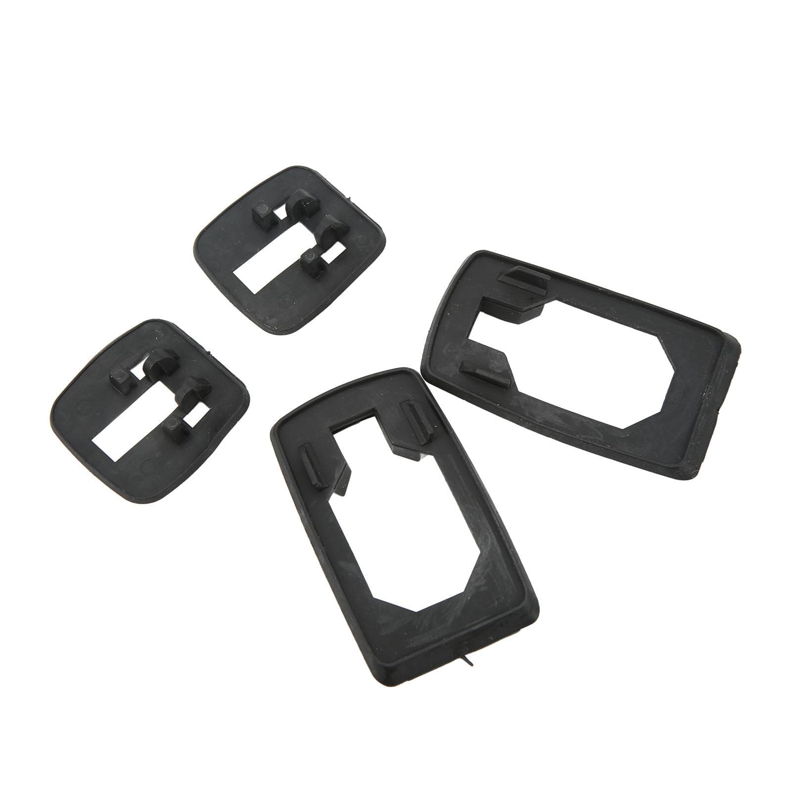 4Pcs Door Handle Seal Set Front Rear Left Right Rubber Black Easy to Install for III 3 Car