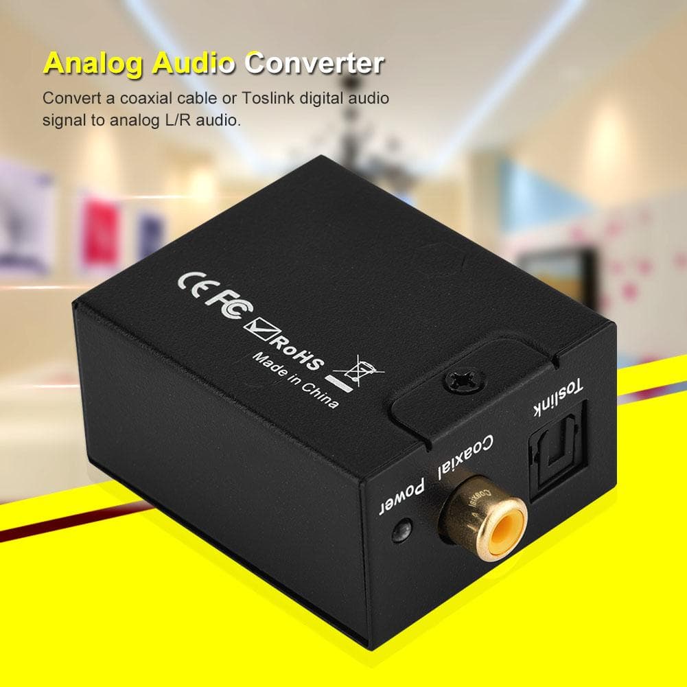 Digital Analog o Converter Optical Fiber to Analog Digital o Decoding