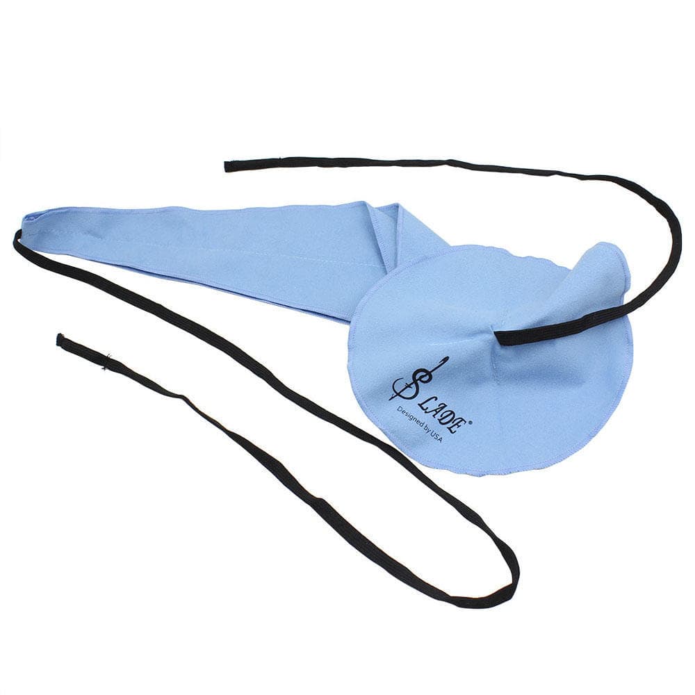 Alto Tenor Saxophone Cleaning Tool Pull Through Ultrafine Cloth for Sax blue