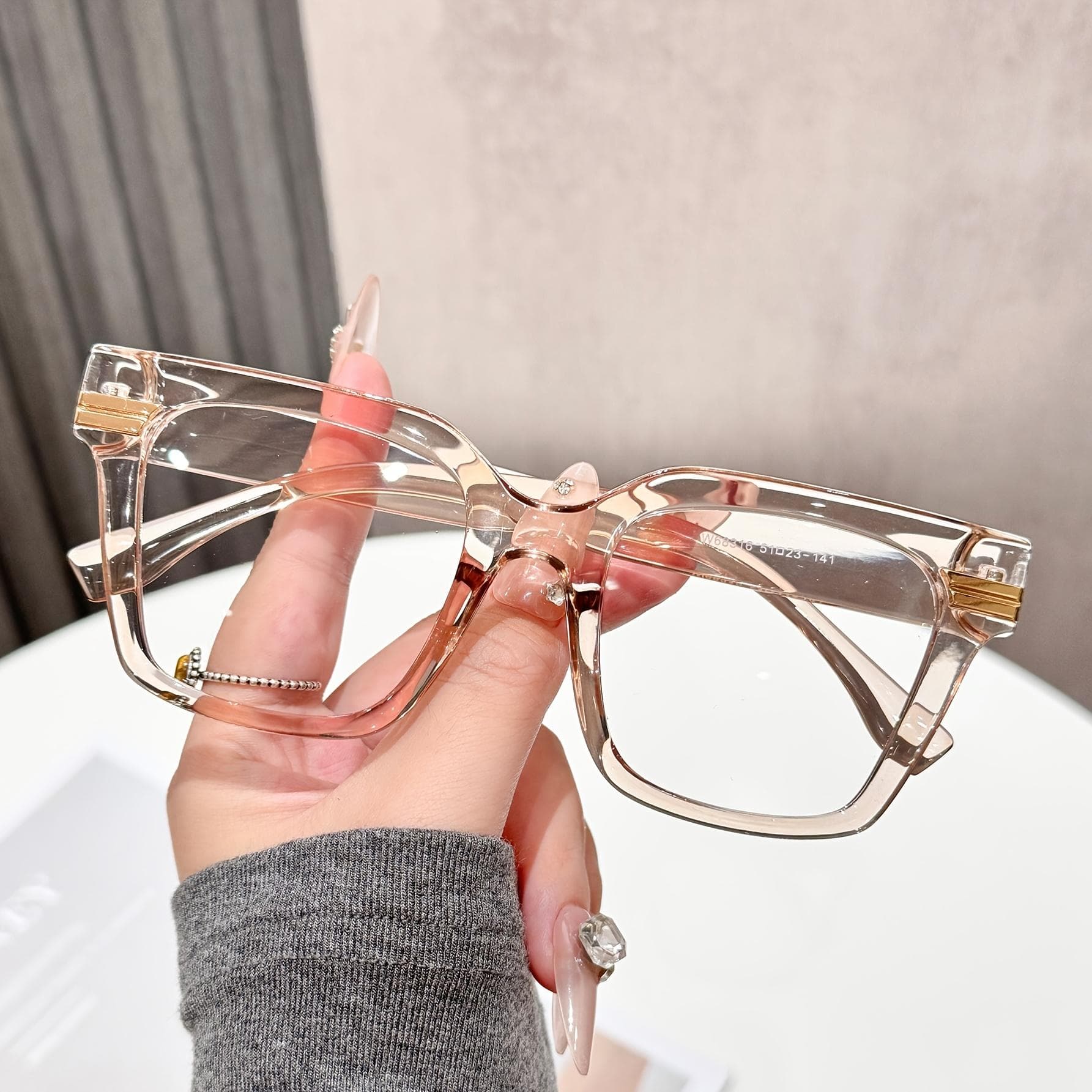 1pc Unisex Retro Y2K Party Glasses Fashion Accessory for Men Women Perfect Festive Outfits