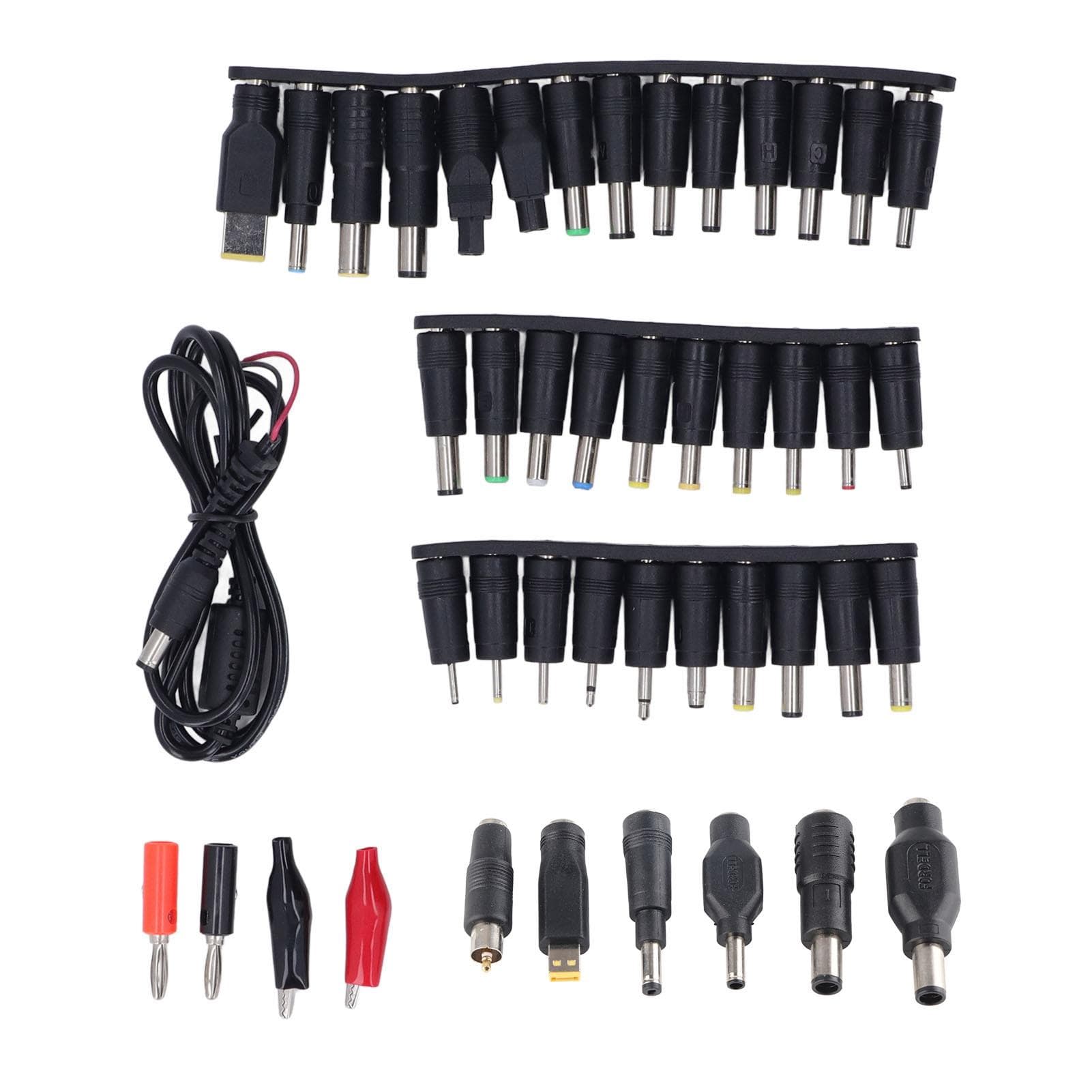 45Pcs Notebook Power Head Laptop DC Universal Supply Charger Adapter for Computer Maintenance
