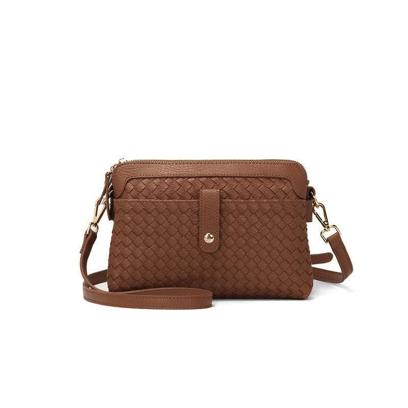 Women's Bag, Single-shoulder Multi-functional Handbag, Woven Crossbody Bag