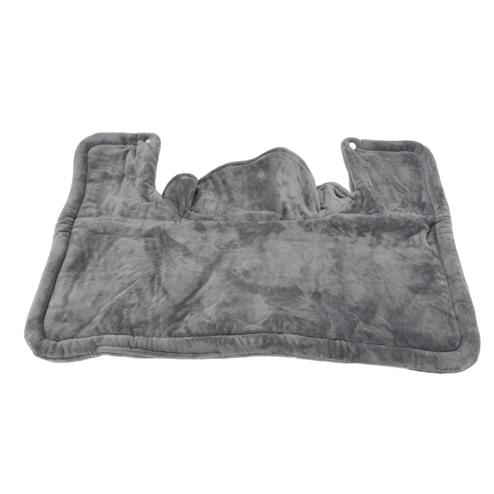 Shoulder and Neck Heating Blanket Electric Heating Pad Adjustable Temperature Electric Heated Neck EU Plug gray