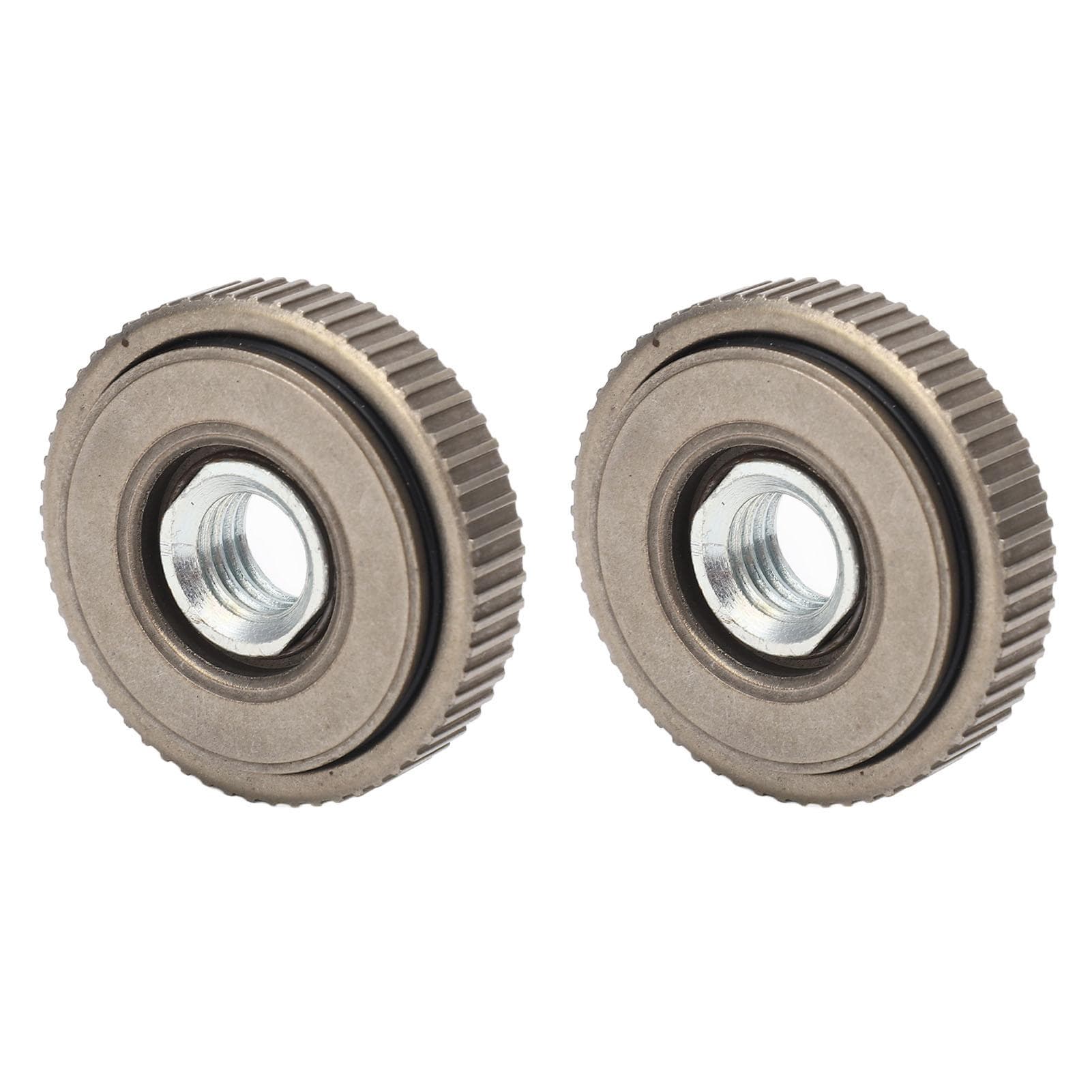 2Pcs Angle Grinder Flange Nut Self Locking M14 50mm Alloy Steel Quick Release Pressure Plate Part
