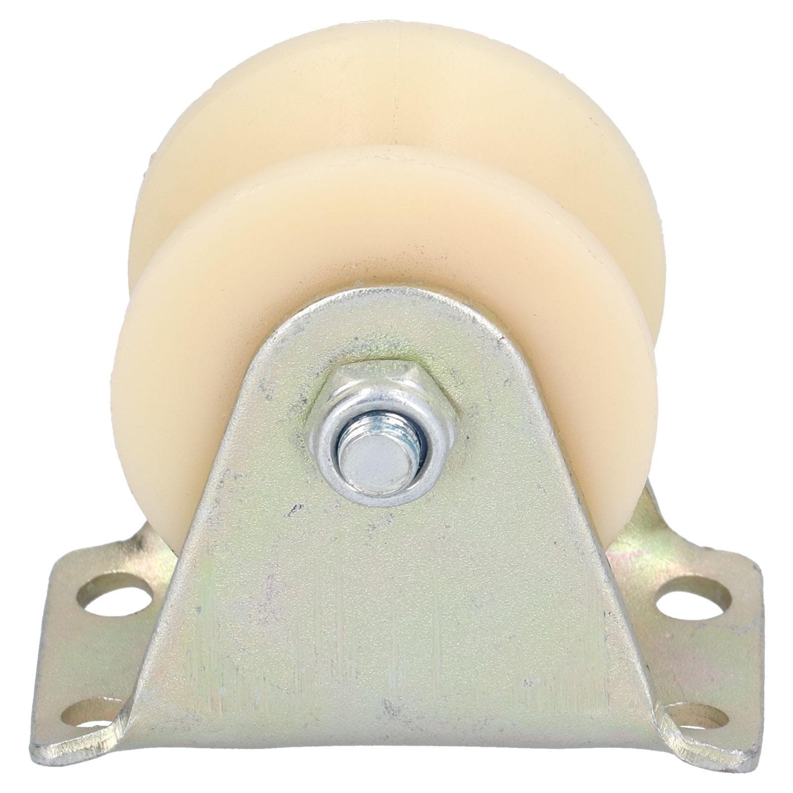 50mm VType Groove Wheel Heavy Duty Rigid Caster with 2.5mm Bracket for Lifting Equipment