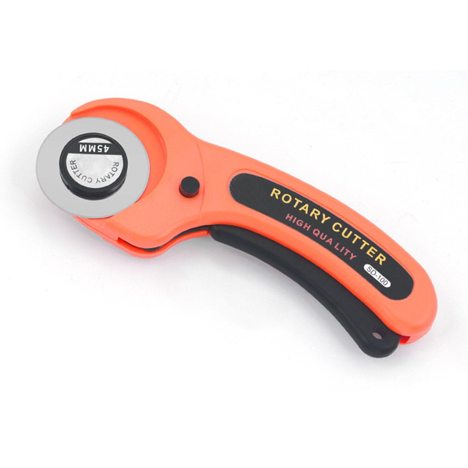 Rotary Cutter Handheld Ergonomic Plastic Handle Cardboard Cutter with 5PCS Stainless Steel Blades