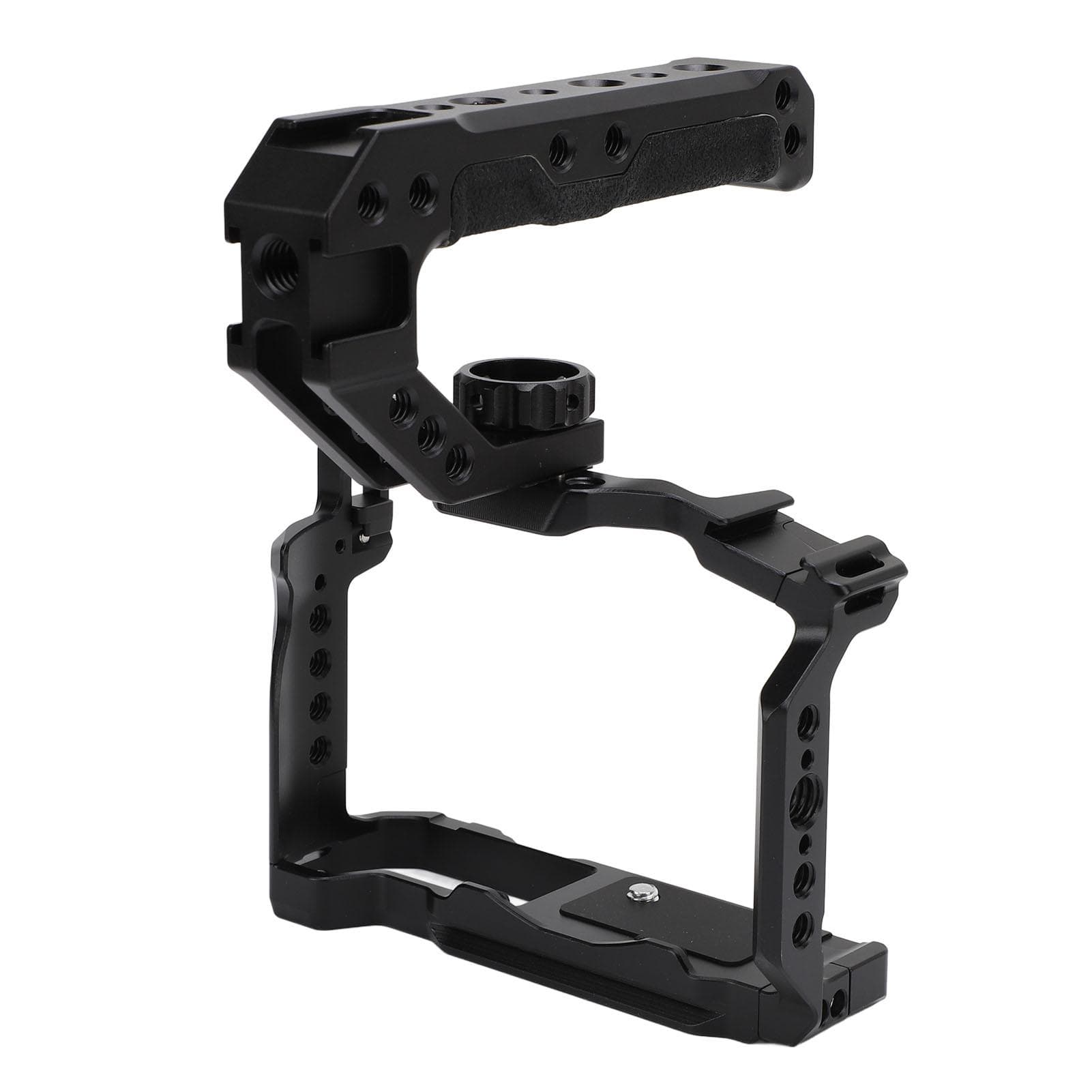 Camera Cage for R50 Aluminum Camera Video Rig with Side Handle and Top Carrying Handle 14 38 Inch