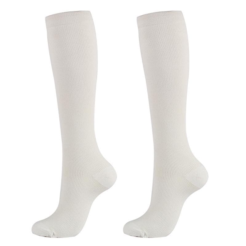 1Pair Unisex Compression Long Socks Women Men Pressure Veins Leg Relief Pain Knee High Stockings XXL