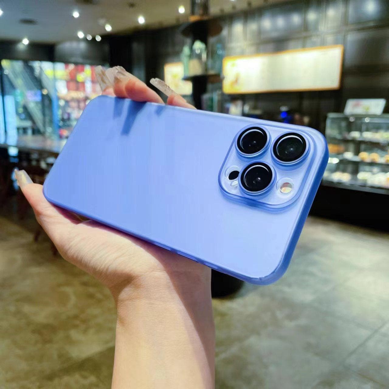 Ice Mist Ultra-thin Suitable for Apple 16proMax Mobile Phone Case Magnetic PC Matte Iphone15 Anti-fall 14 Protection Case iPhone11pro