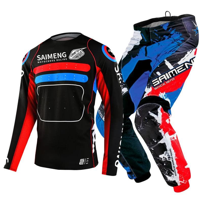 motocross gear set for kids 4 5 6 7 8 9 10 11 12 13 years Youth child Motorcycle boy girl Jersey Pant Kits racing suit Off-road Enduro MX MTB M-22