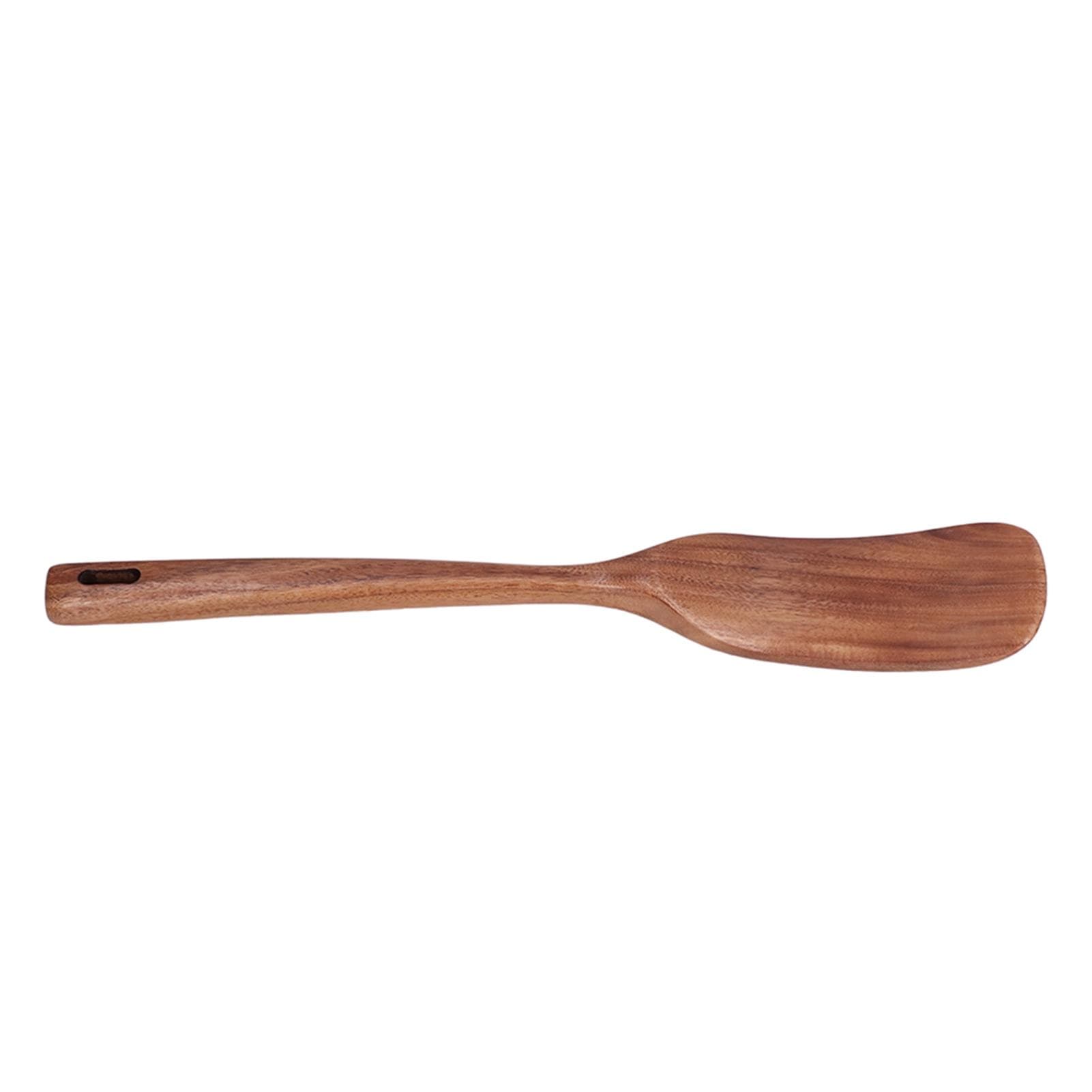 Wooden Spatula Safe Odorless Wood Shovel Household Kitchenware with Long Handle for CookingWooden L(for 6.5-9kg)