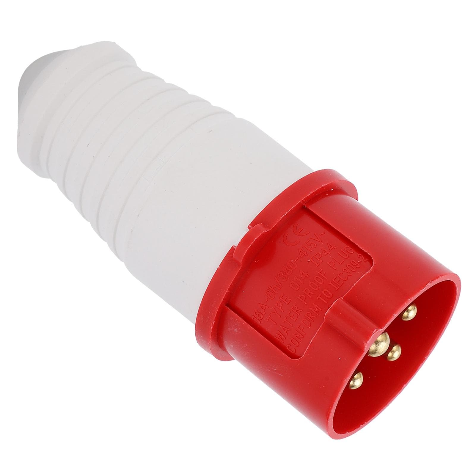 16A 4Pin Industrial Plug 3 Phase IP44 Waterproof Explosion Proof Strong Conductivity 380415V 3P+E