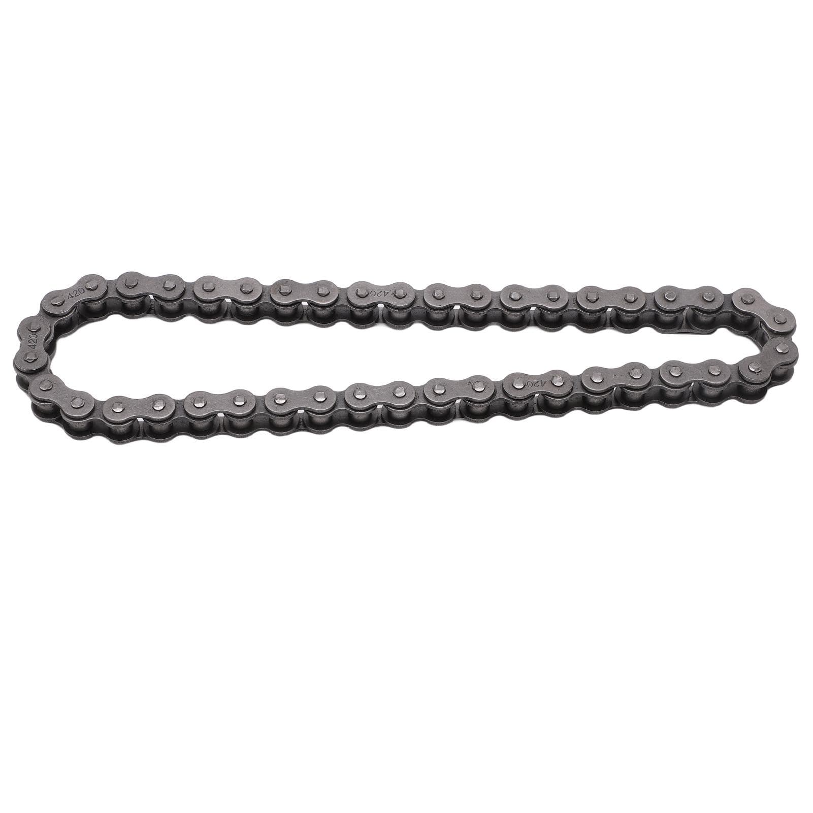 Chain Roller Tensioner 420 Chain 42L Kit Steel Alloy with Master Link for 212cc 196cc 6.5Hp Mini