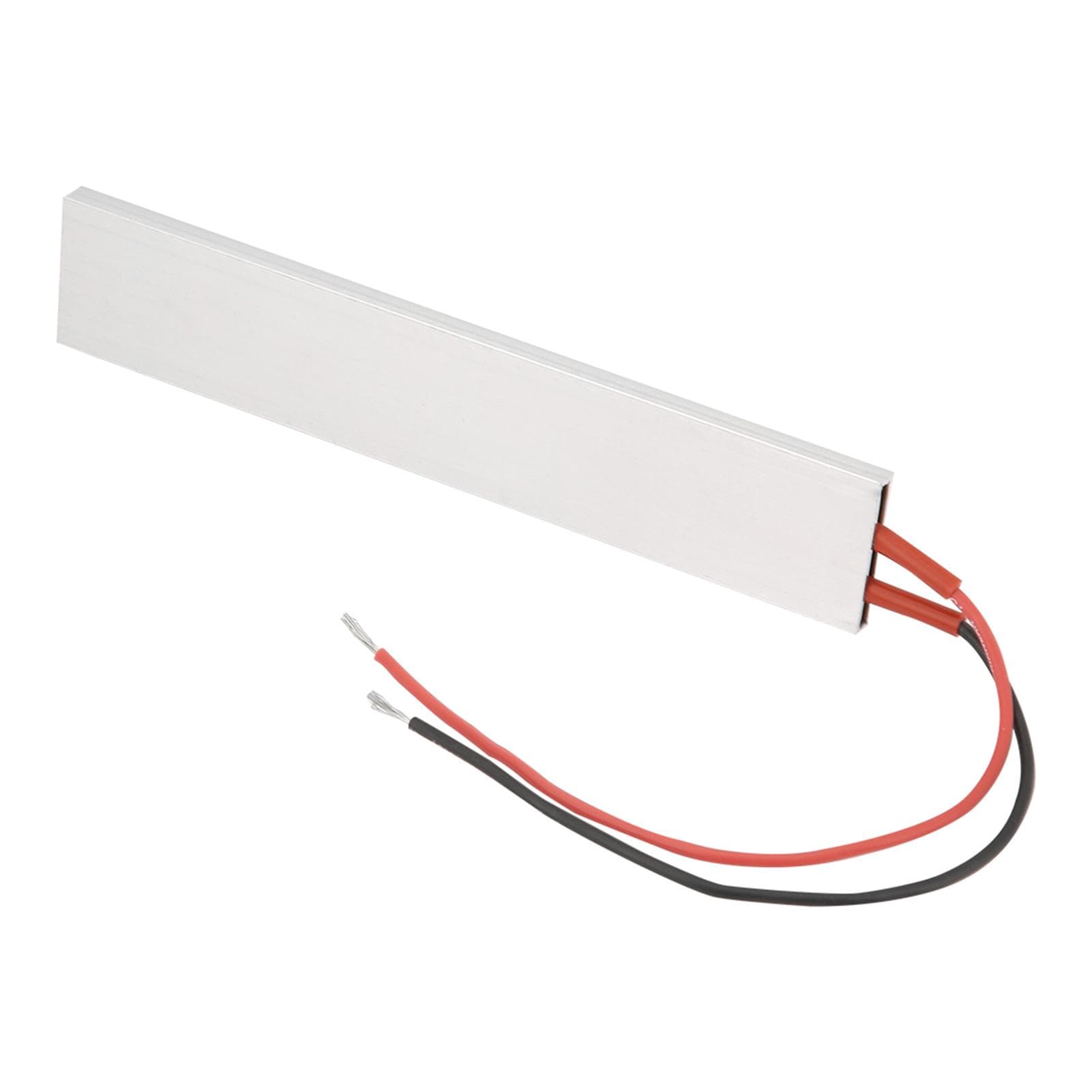 150*28.5mm Aluminum Housing PTC Heating Element Plate Thermostatic Heater(24V70 celsius )
