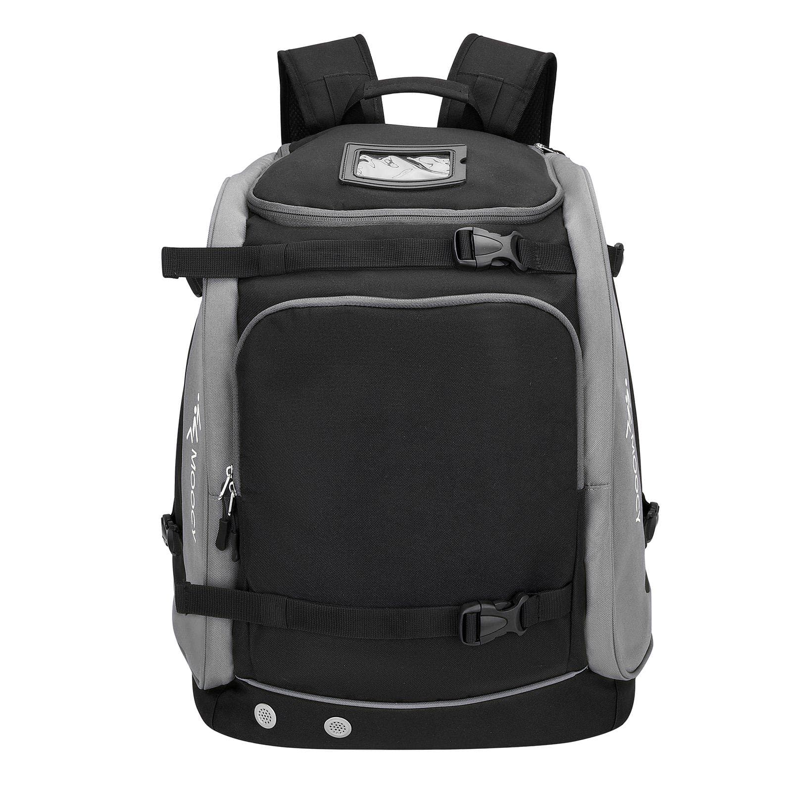 Large Capacity Ski Boot Bag 65L Ski Boot Travel Backpack for Ski Helmet Goggles Snowboard grey/black
