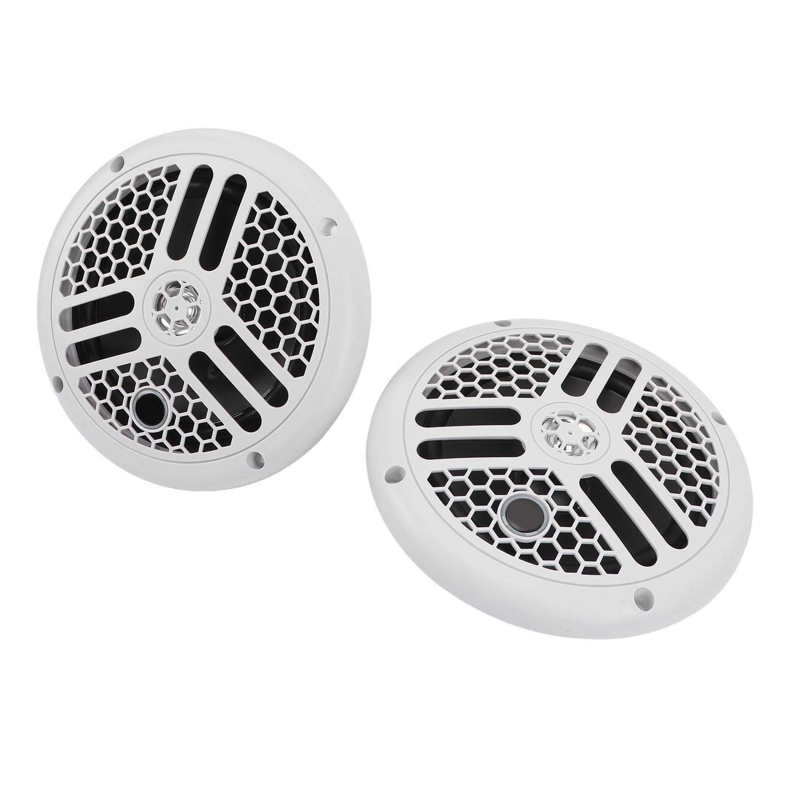2Pcs 6.5 Inch Marine Speaker 120W Weather Resistant Clear Sound Versatile Boat Audio Speaker for RV
