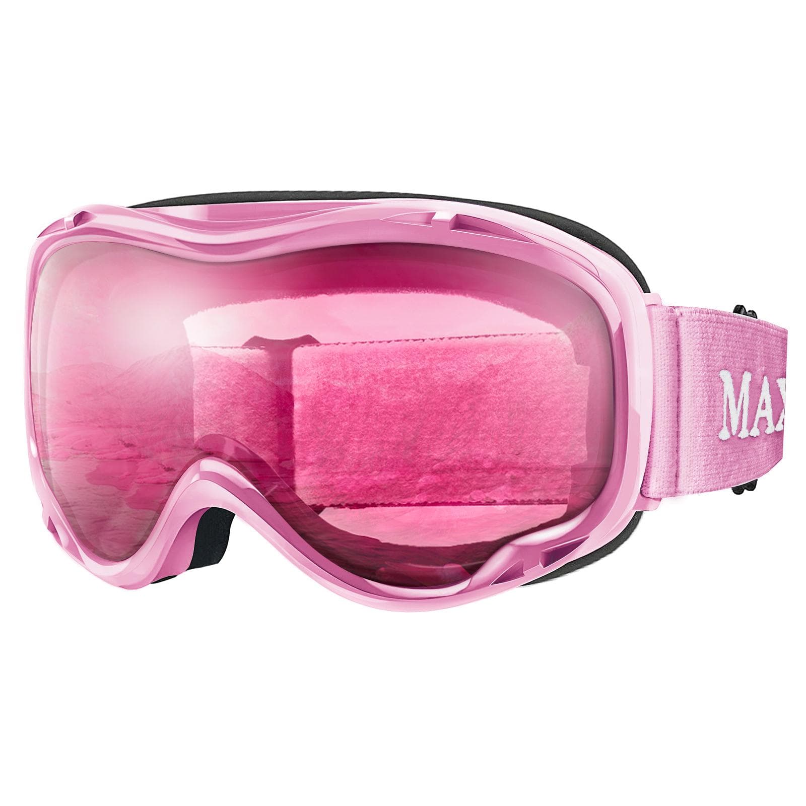 MAXJULI Ski Goggles UV Protection Anti-Fog Snowboard Goggles for Men Women Youth Winter Sports M1