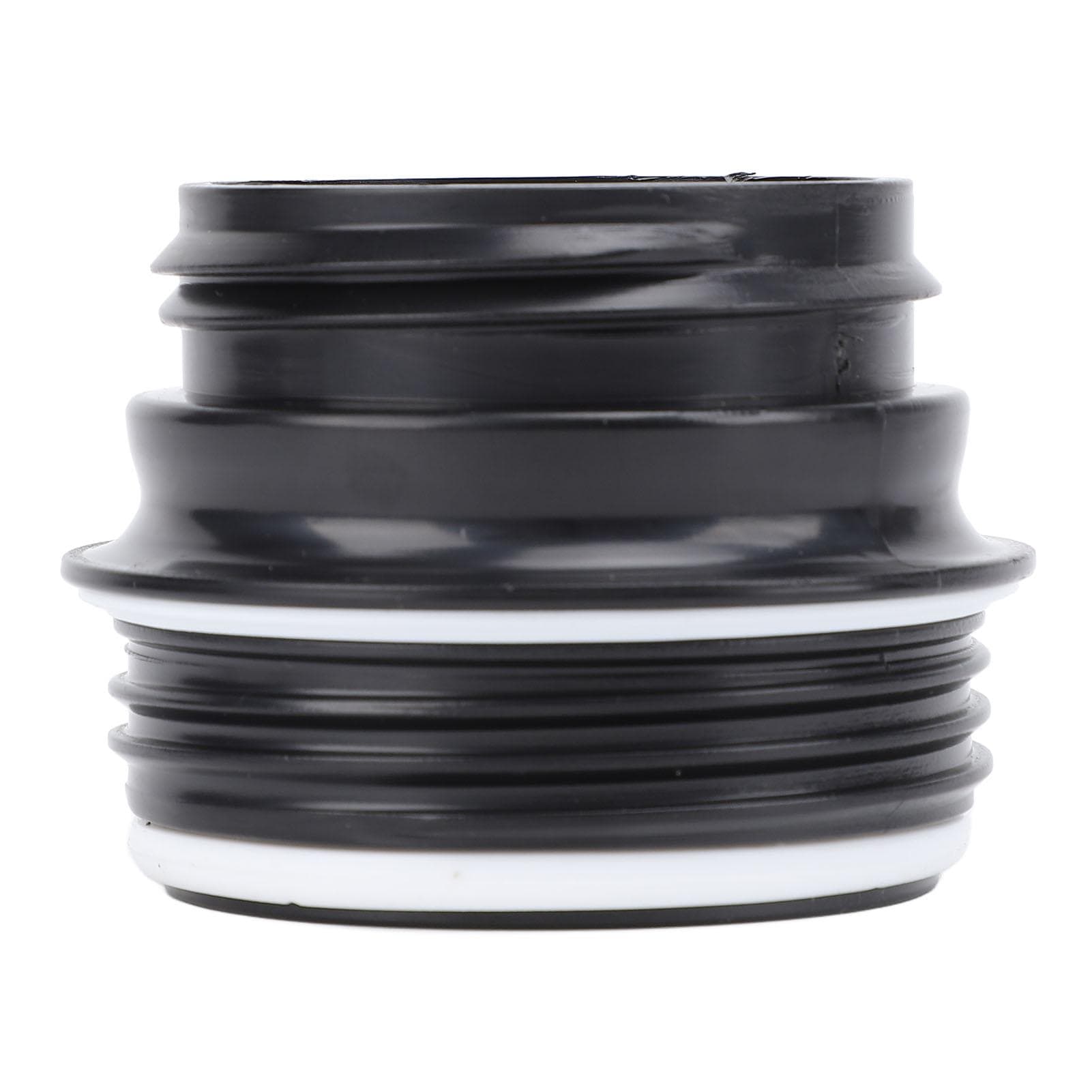 Cup Cap Adapter Reusable Plastic Water Bottle Lid Converter for Different Caps Or Straws White Black