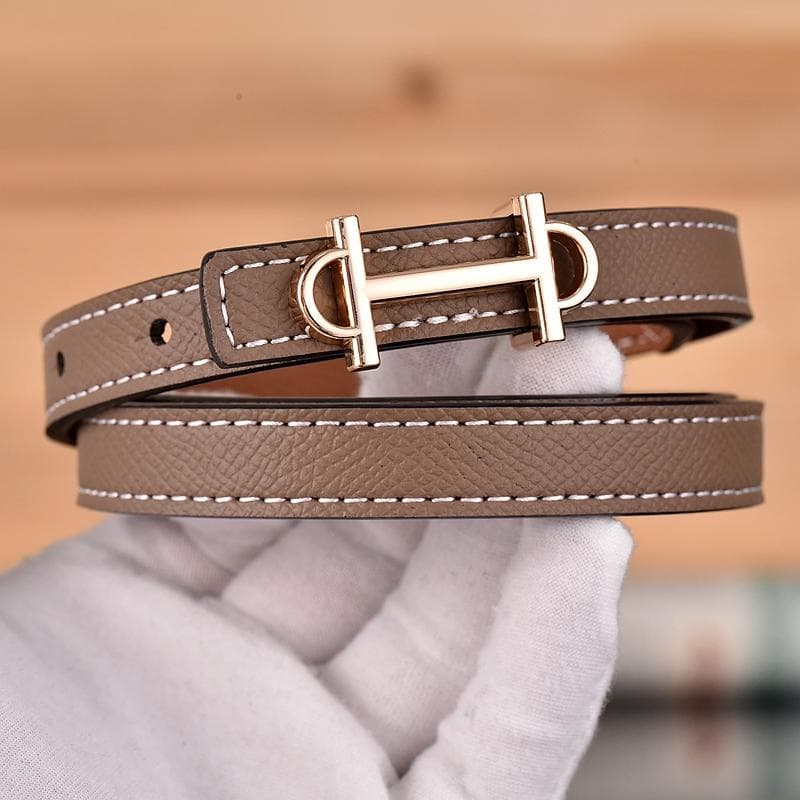 1.3cm Classic Belt Luxury Designer Famous Brand High Quality Leather Hot Women Belts For Dress 110cm
