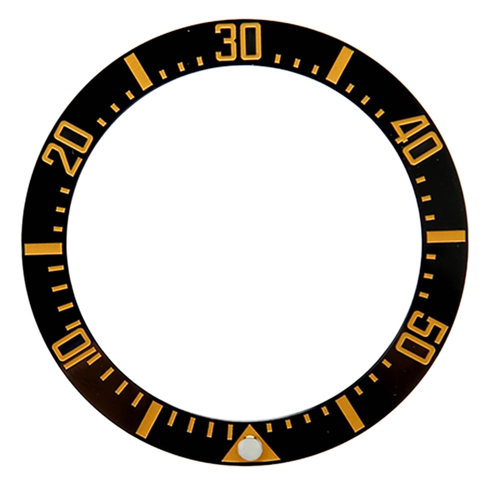 Watch Bezel Insert 40mm Ceramic Watch Bezel Ring Repair Replacement Accessory for Watchmaker Black