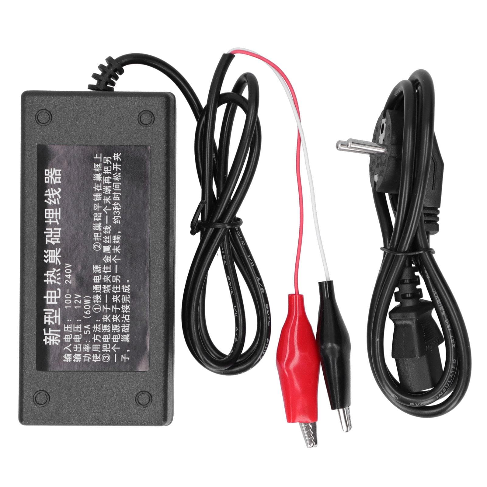 Electric Embedder Heating Device Beehive Installer Equipment Apiculture Tool black