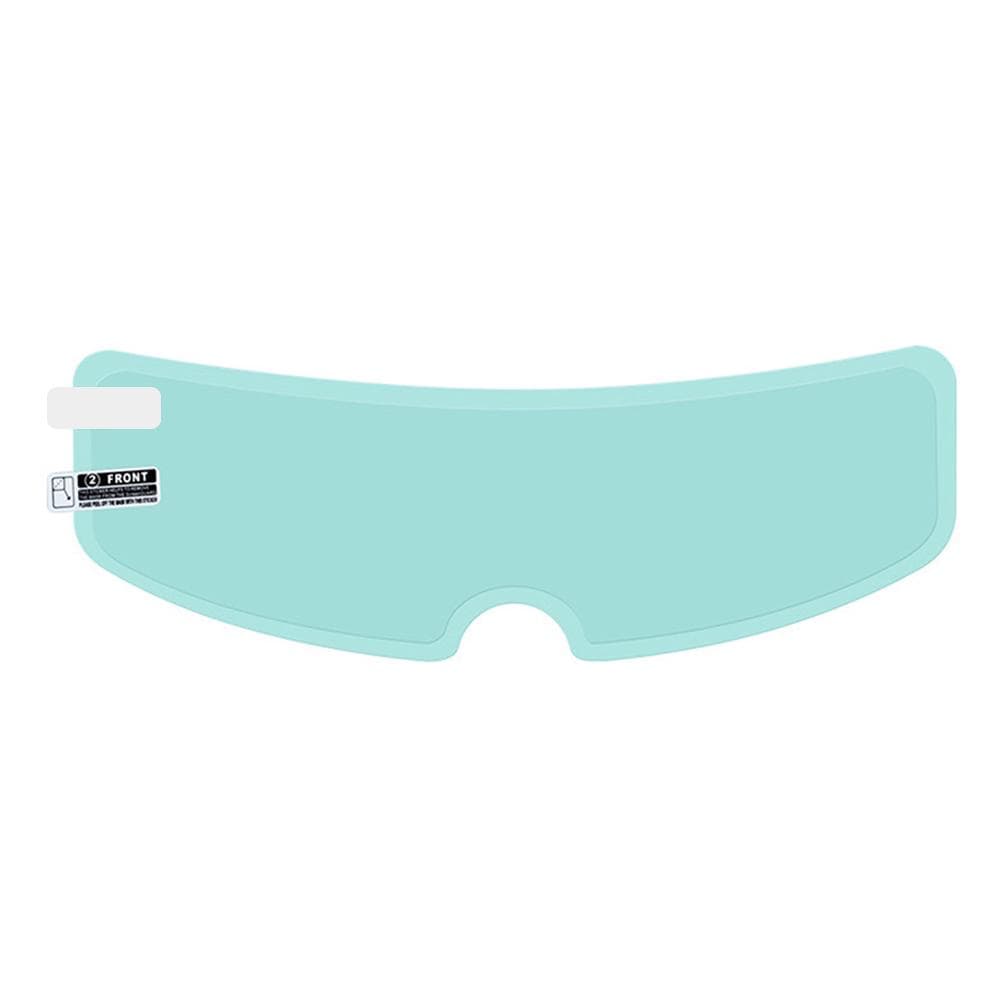 Universal Helmet Clear Anti-Fog patch film Universal Motorcycle Helmet Lens Fog Resistant Films light blue