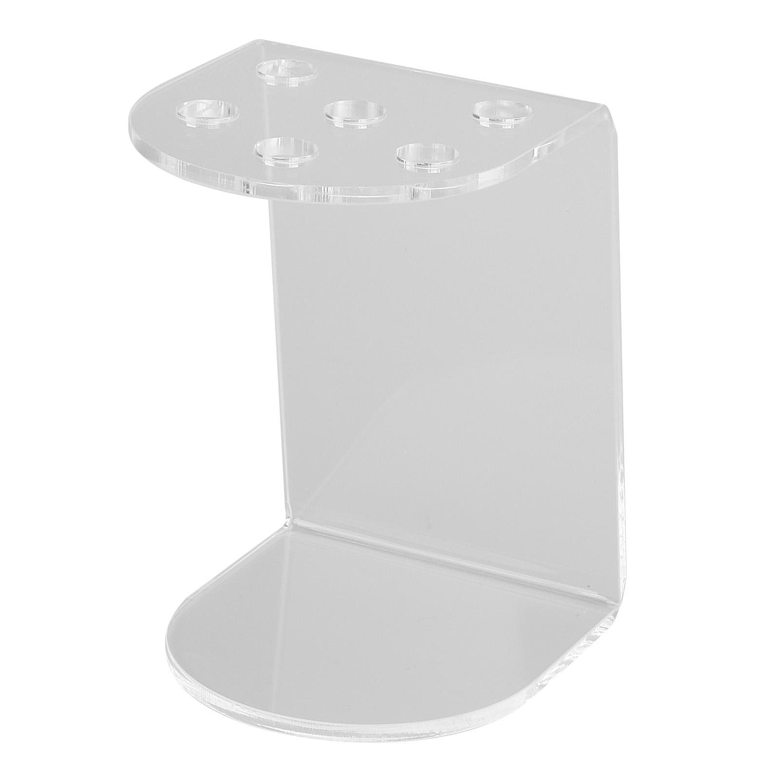 6 Holes Clear Acrylic Scissors Holder Scissor Organizer Salon Shear Holder for Barbershop Office