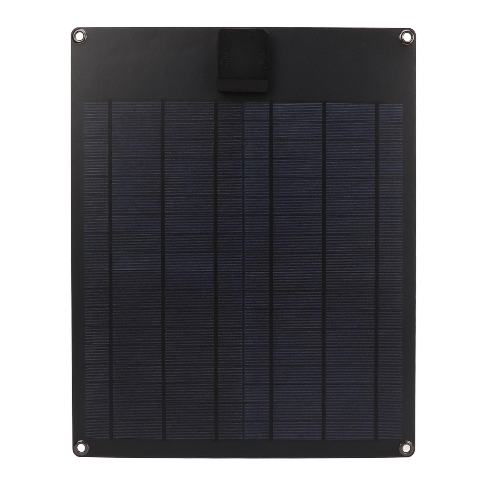 20W 5V 12V Solar Panel Dual Output Monocrystalline Power Generator Panel Battery Charger Kit for black