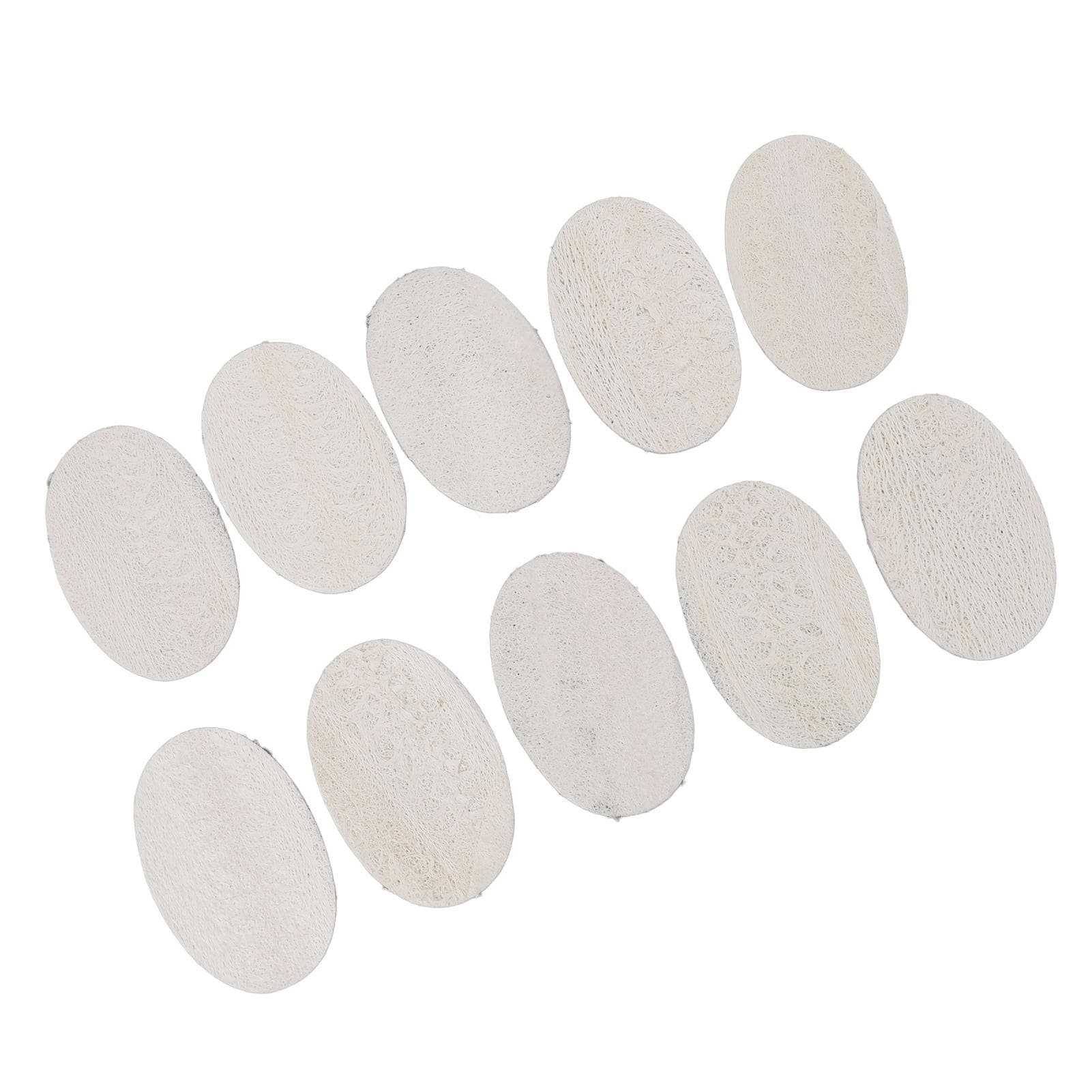 10pcs 3.15x4.72in Loofah Sponge Cleaning Dishwashing Pad Shower Body Scrubber for Kitchen