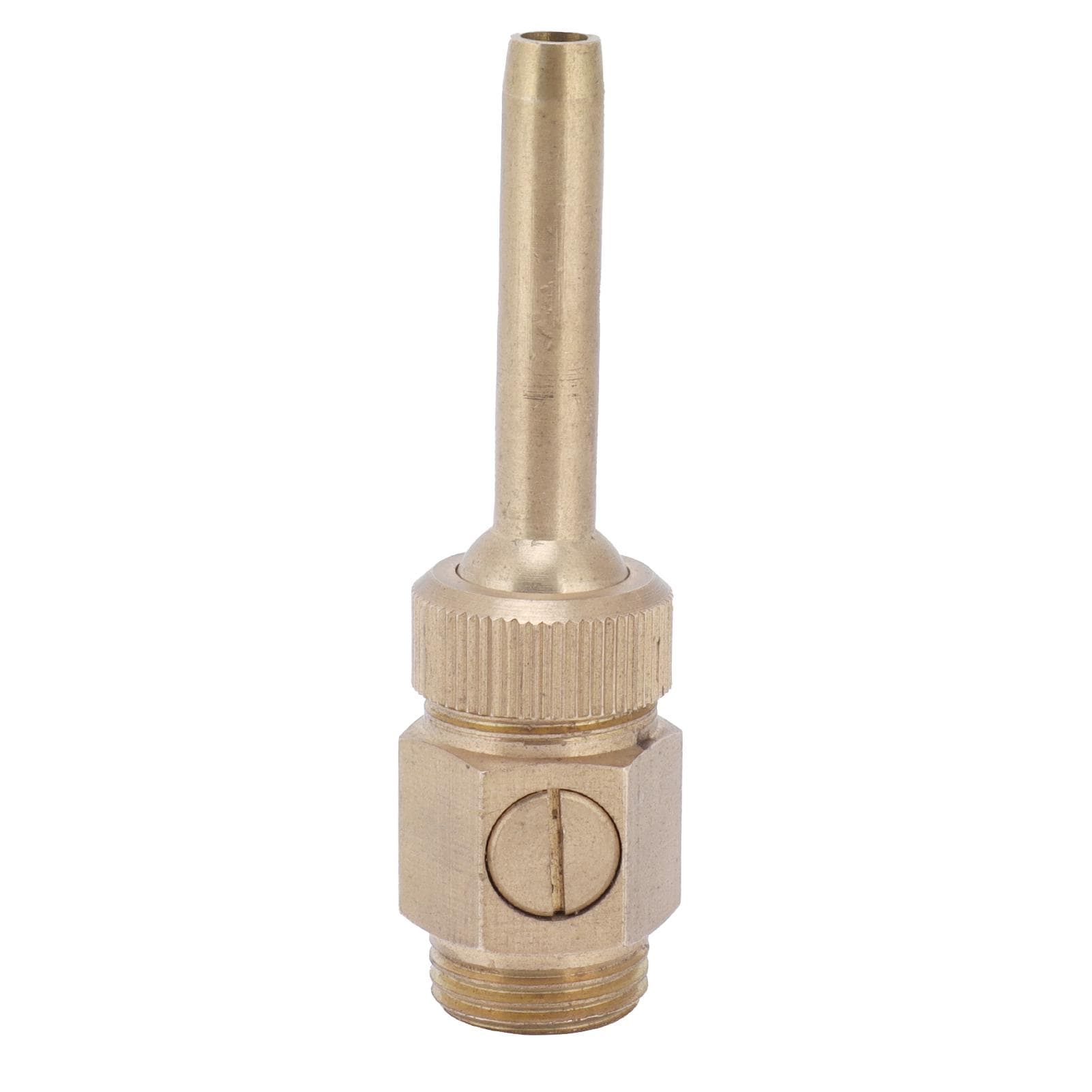Male Thread Brass Fountain Nozzle Adjustable Direction Jet Water Spray Head with Valve G1/2