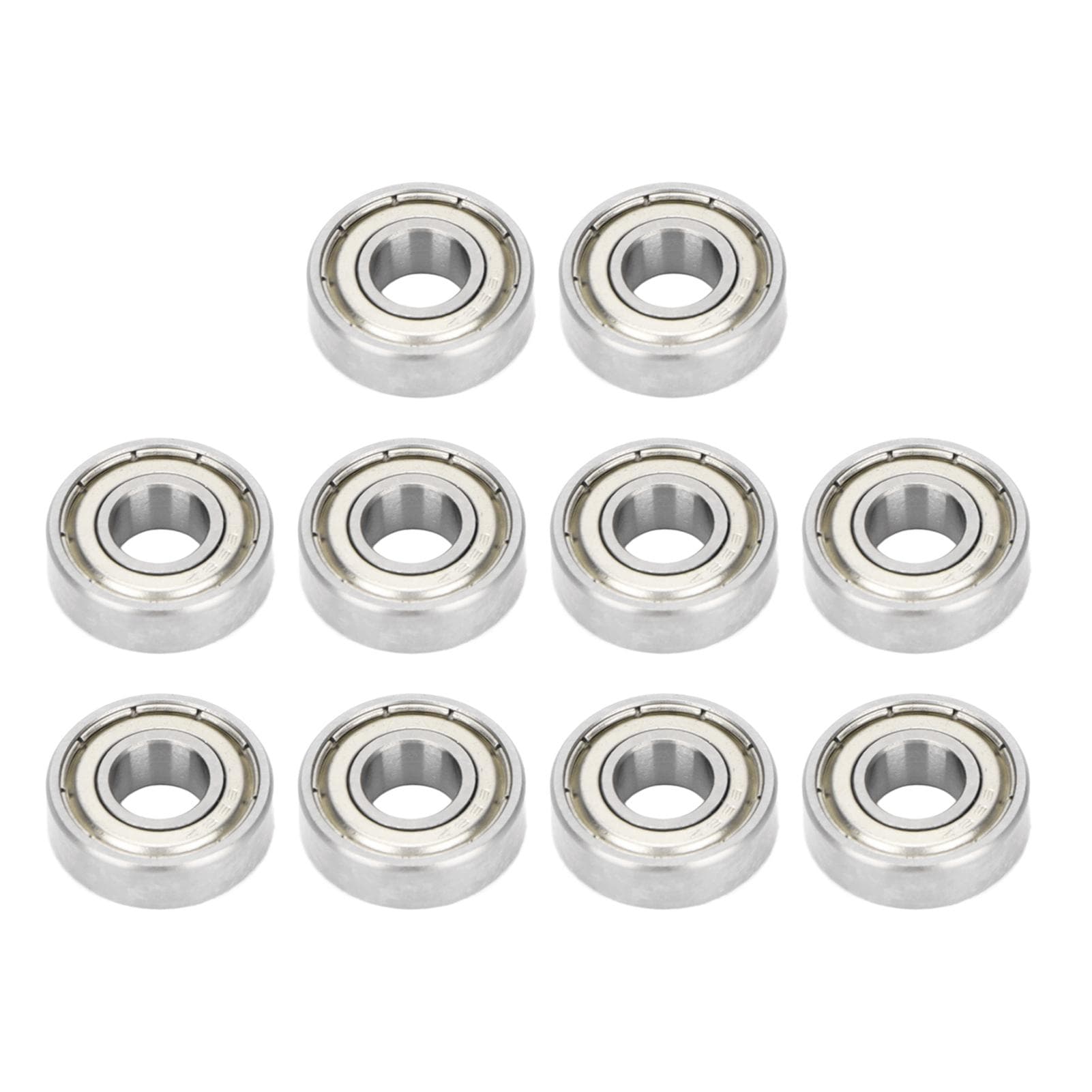 10Pcs Deep Groove Ball Bearing High Speed Double Sealed Radial Ball Bearing 698Z 8mm ID 19mm OD 6mm